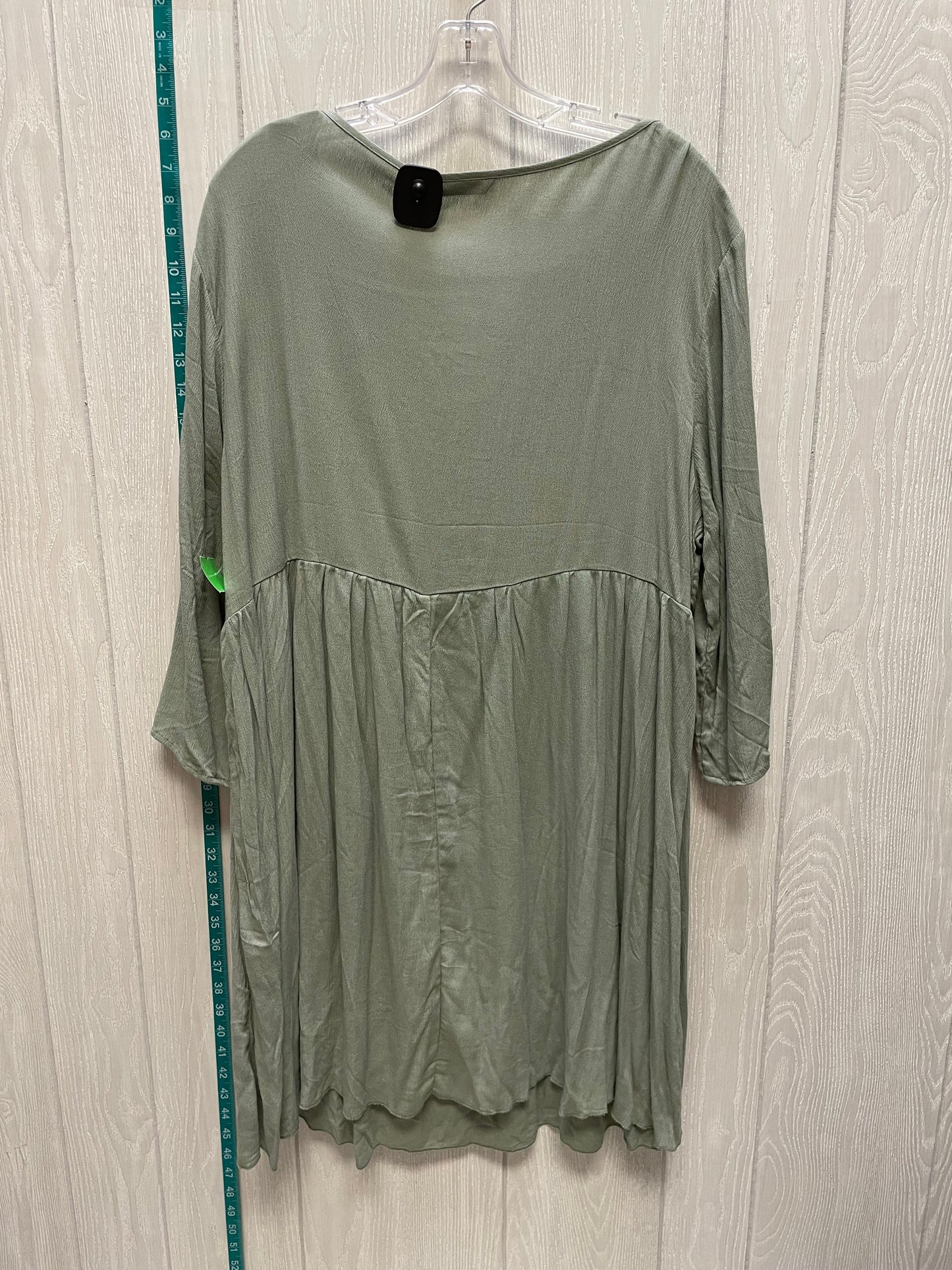 Green Dress Casual Short Shein, Size 2x
