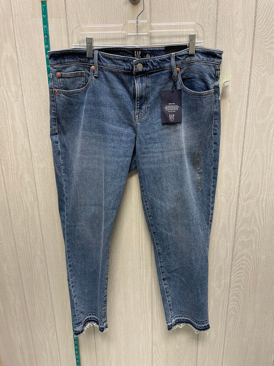 Blue Denim Jeans Cropped Gap, Size 12
