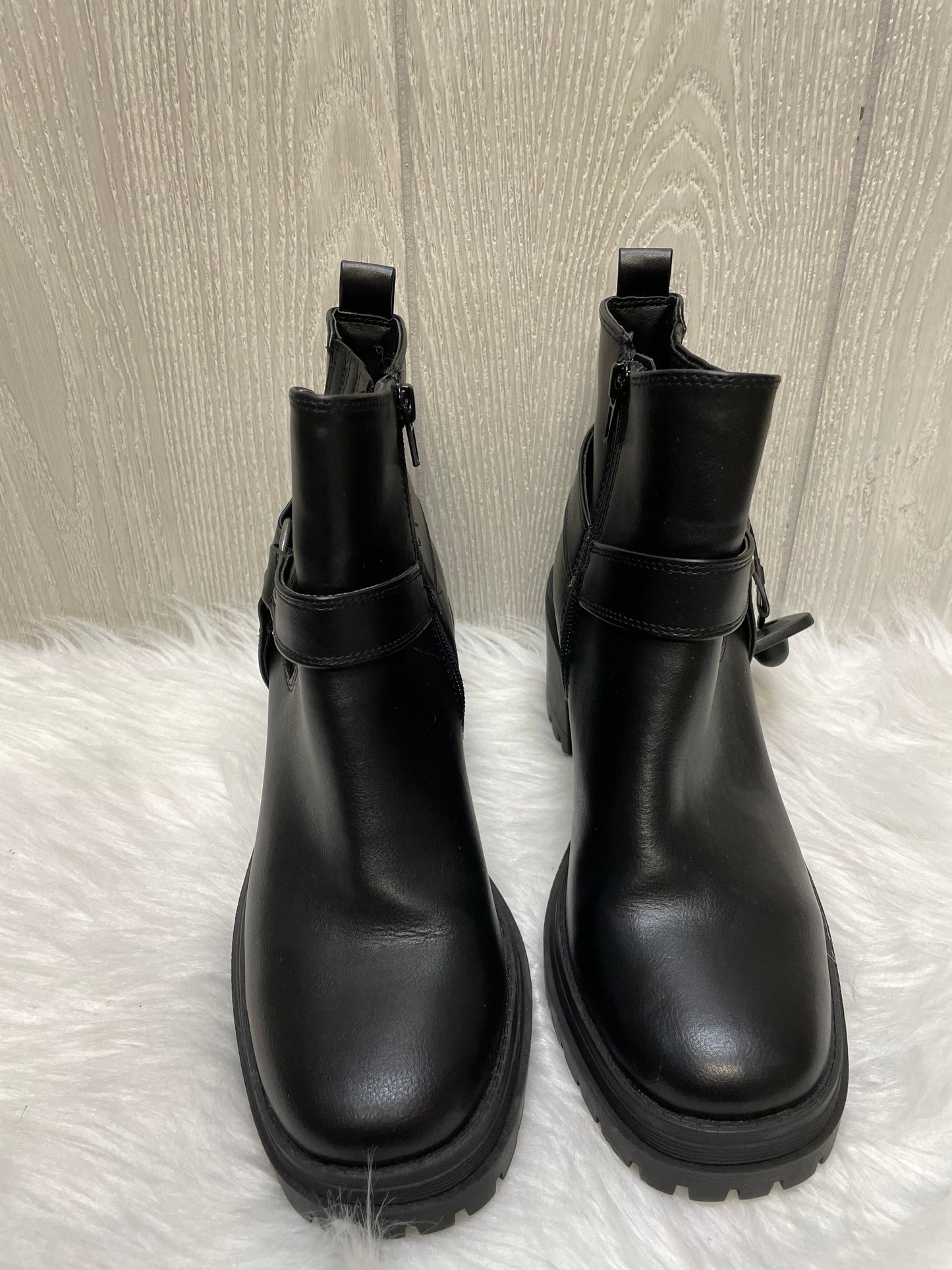 Black Boots Ankle Heels Sincerely Jules Size 8