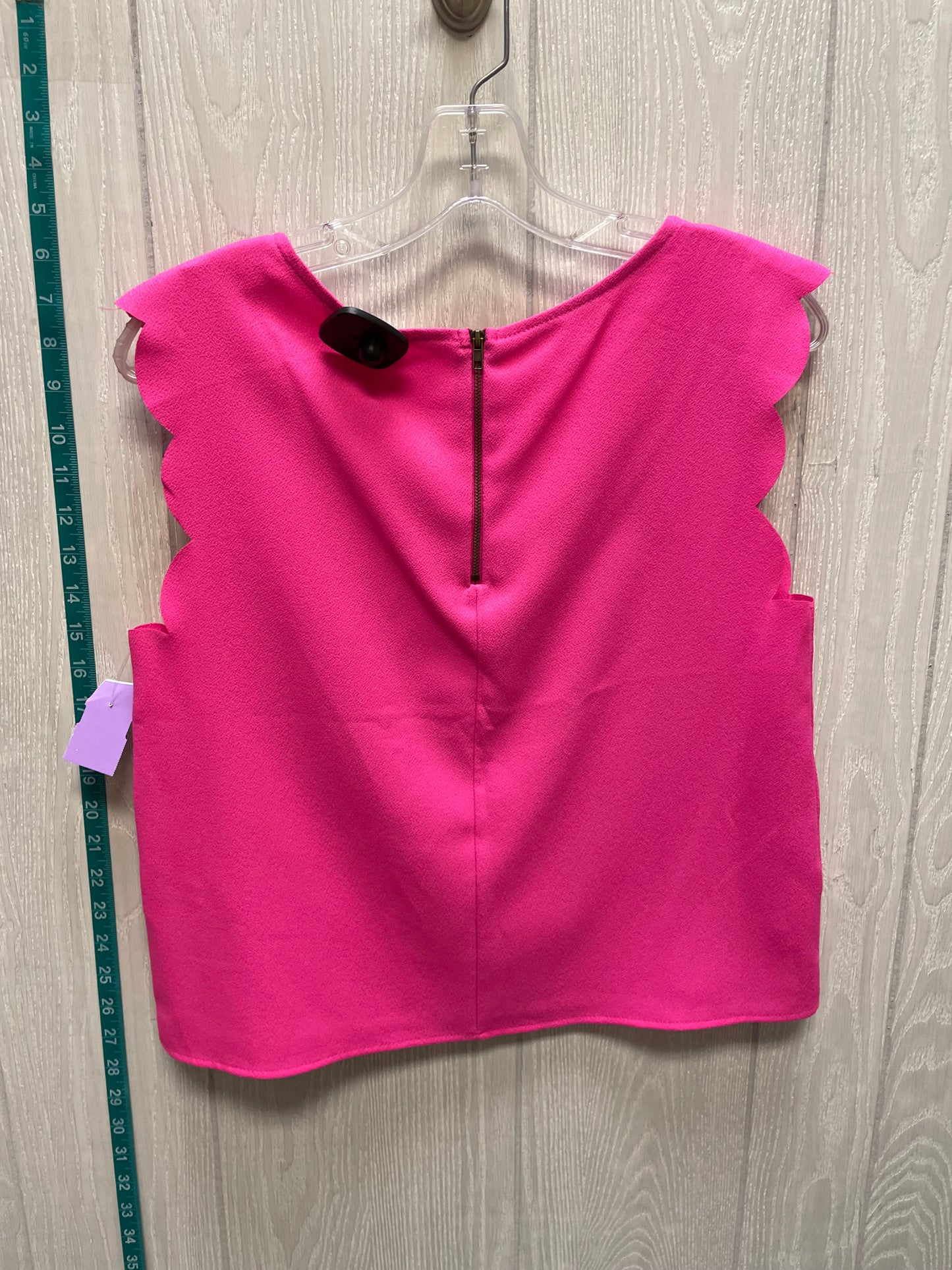 Pink Blouse Short Sleeve Everly, Size M