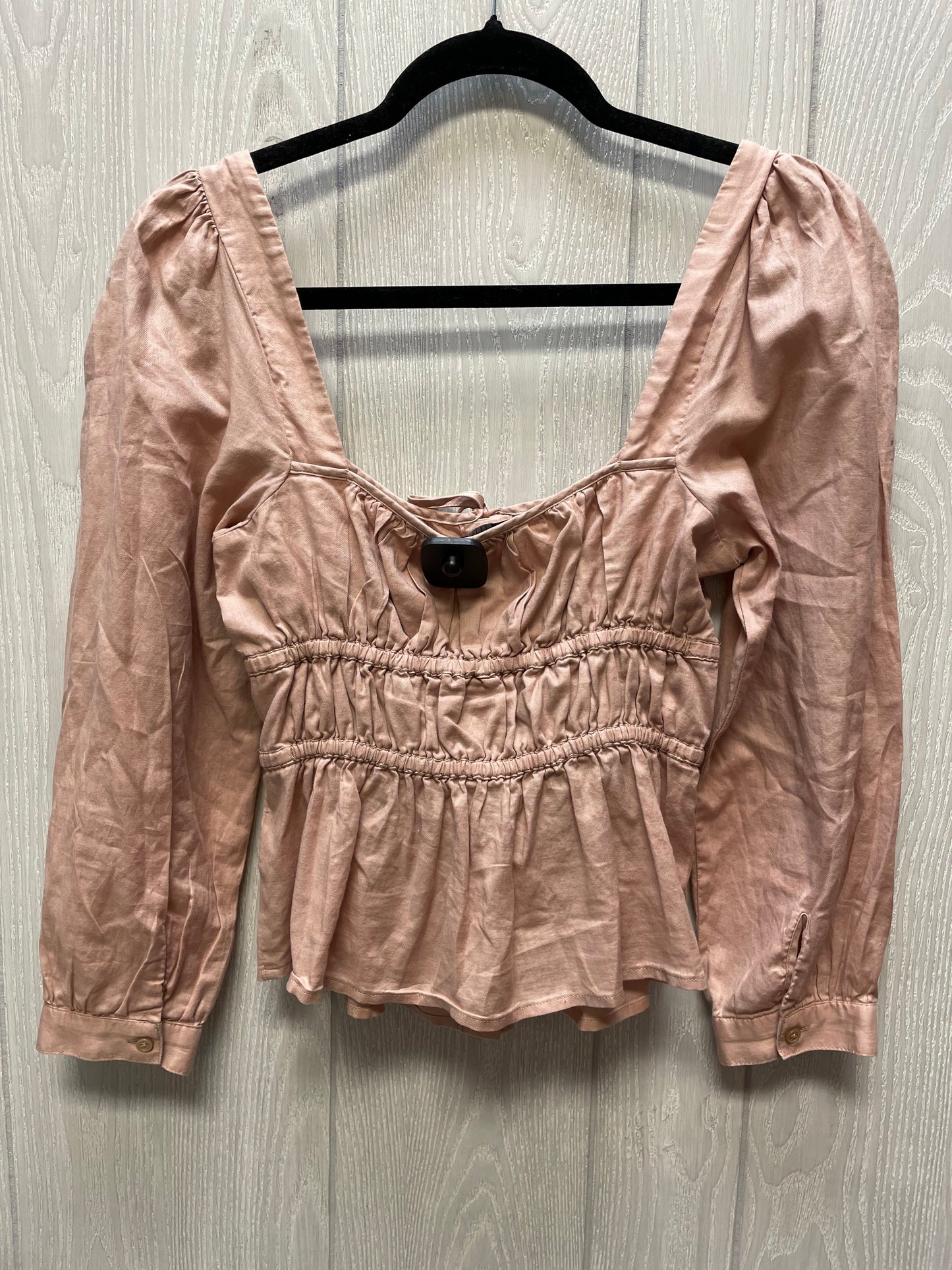 Top Long Sleeve By J. Crew In Beige, Size: S