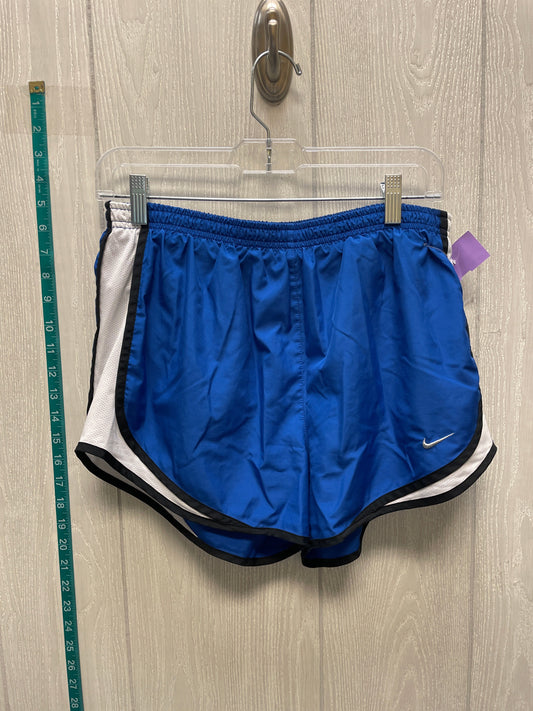 Blue & White Athletic Shorts Nike Apparel, Size M