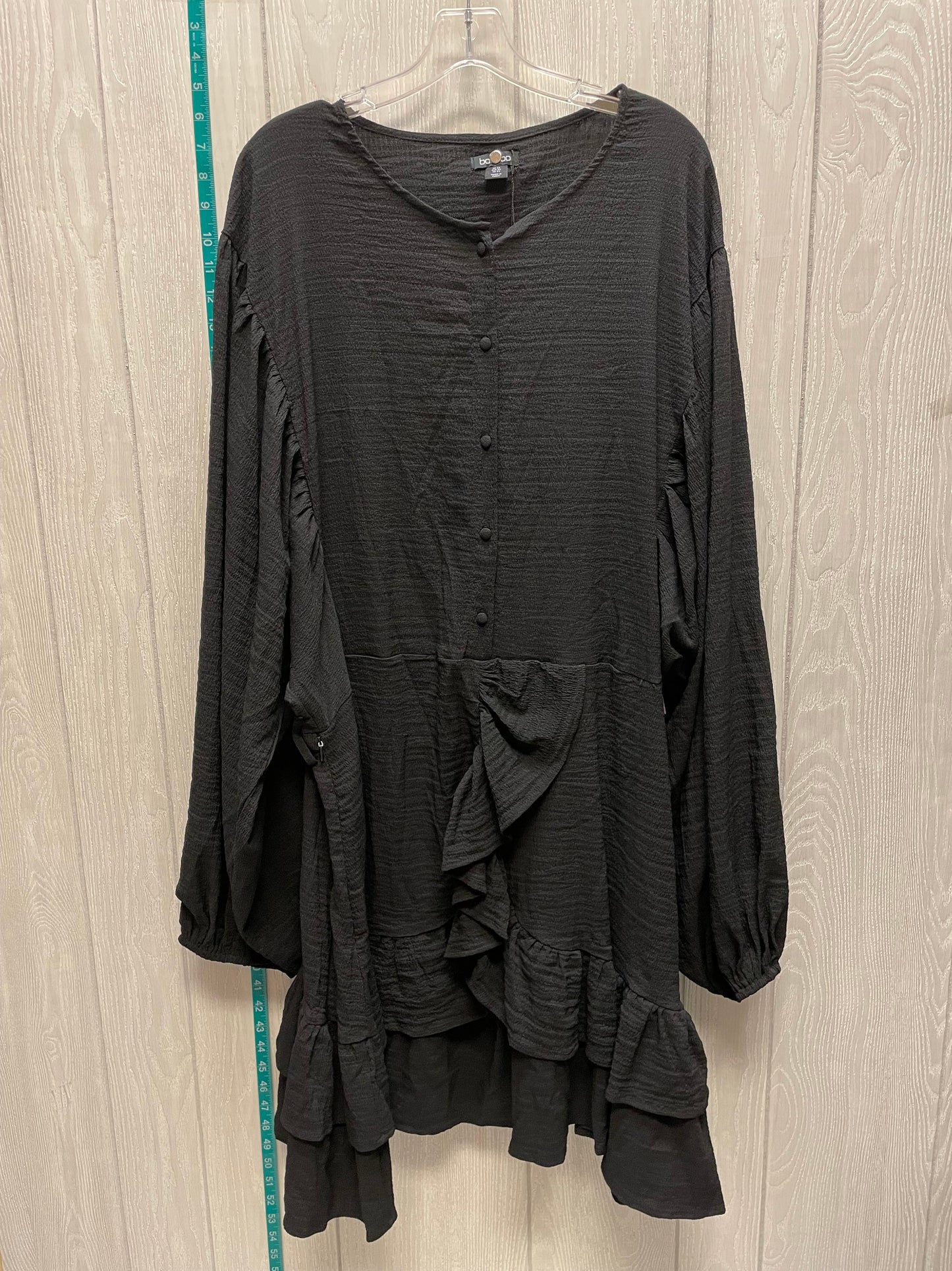 Black Dress Casual Short Boohoo Boutique, Size 3x