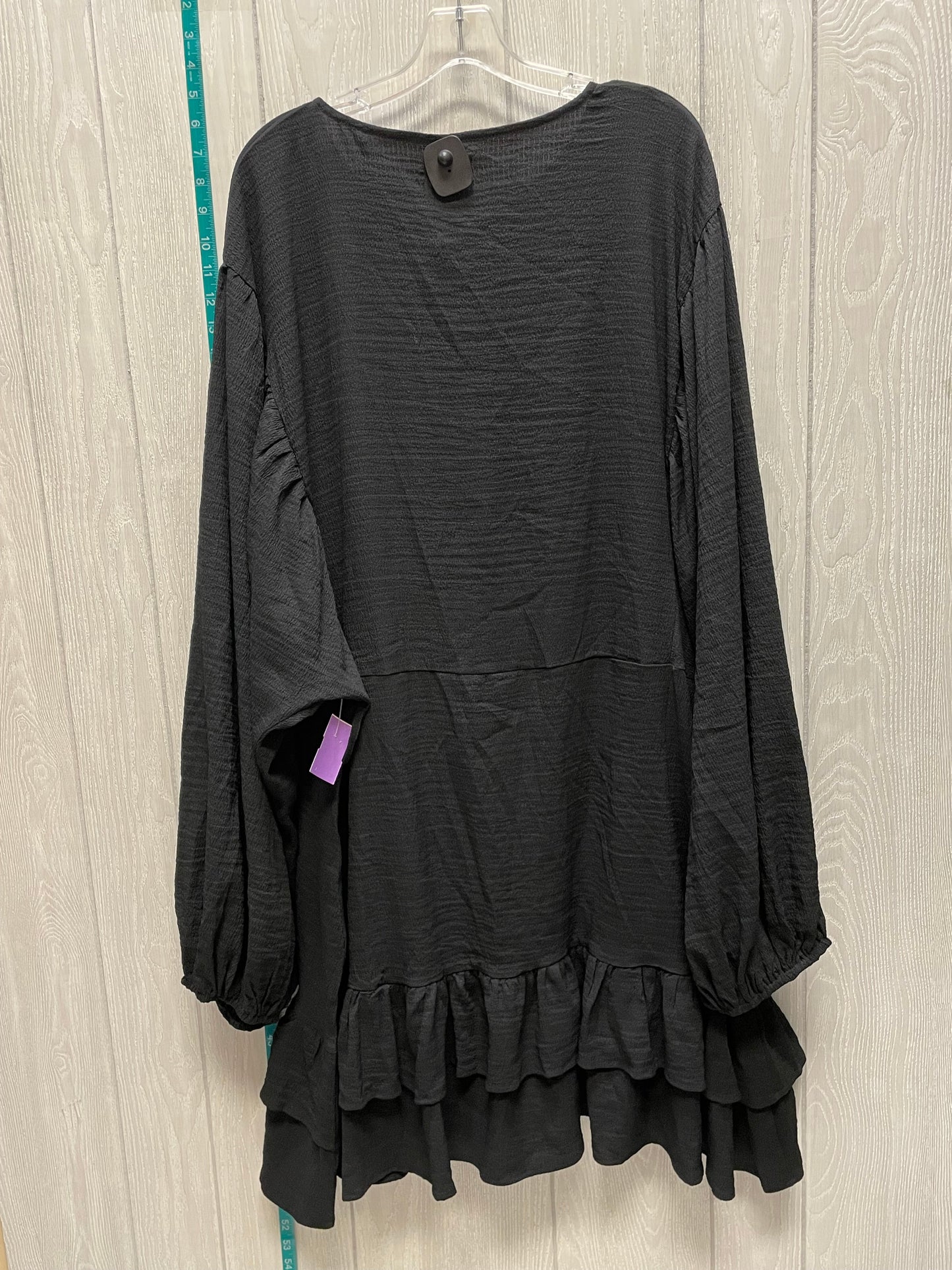 Black Dress Casual Short Boohoo Boutique, Size 3x