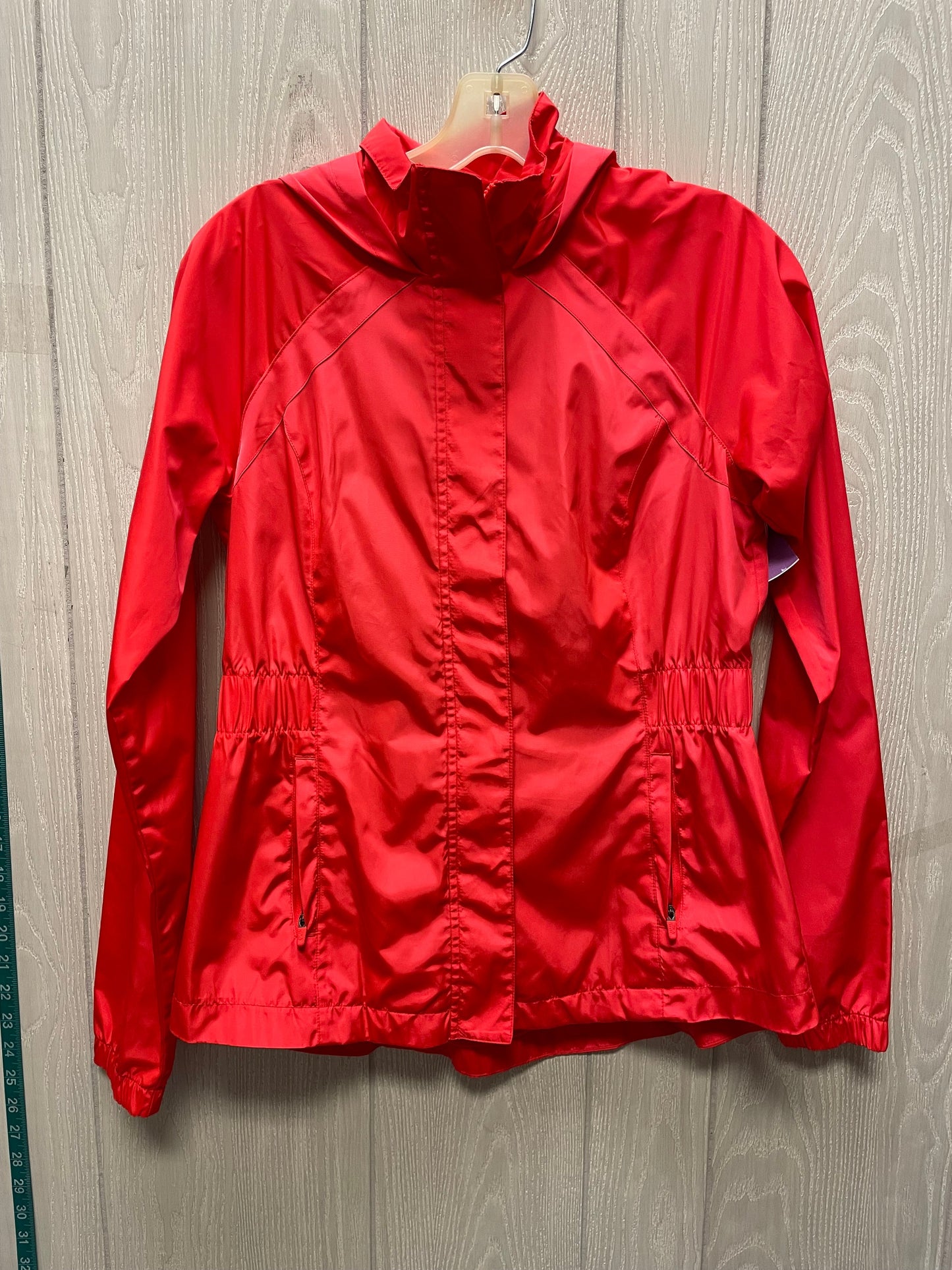 Jacket Windbreaker By Fila In Red, Size: Xs