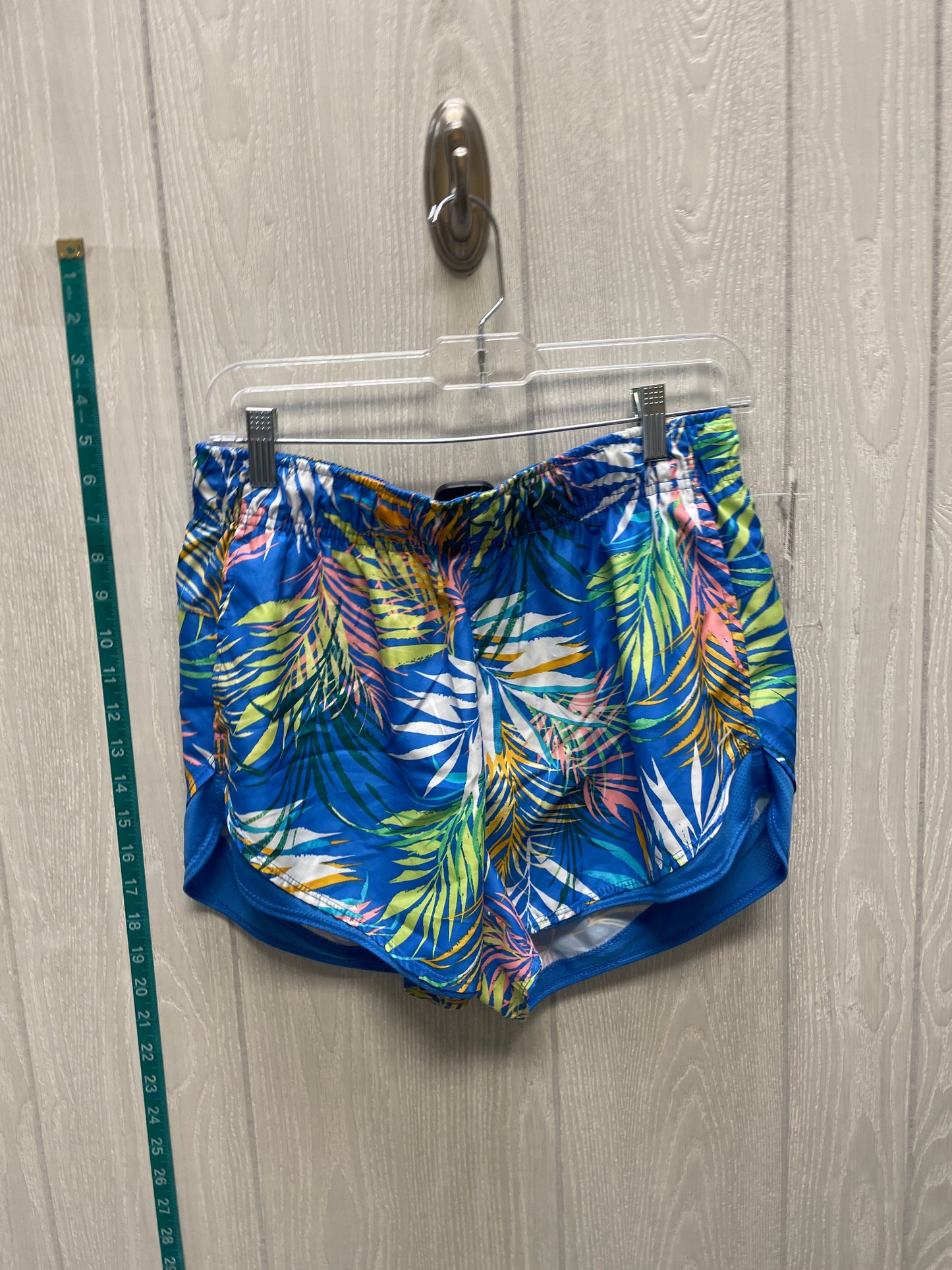 Tropical Print Athletic Shorts Athletic Works, Size M