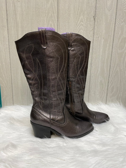 Silver Boots Western Clothes Mentor, Size 6.5