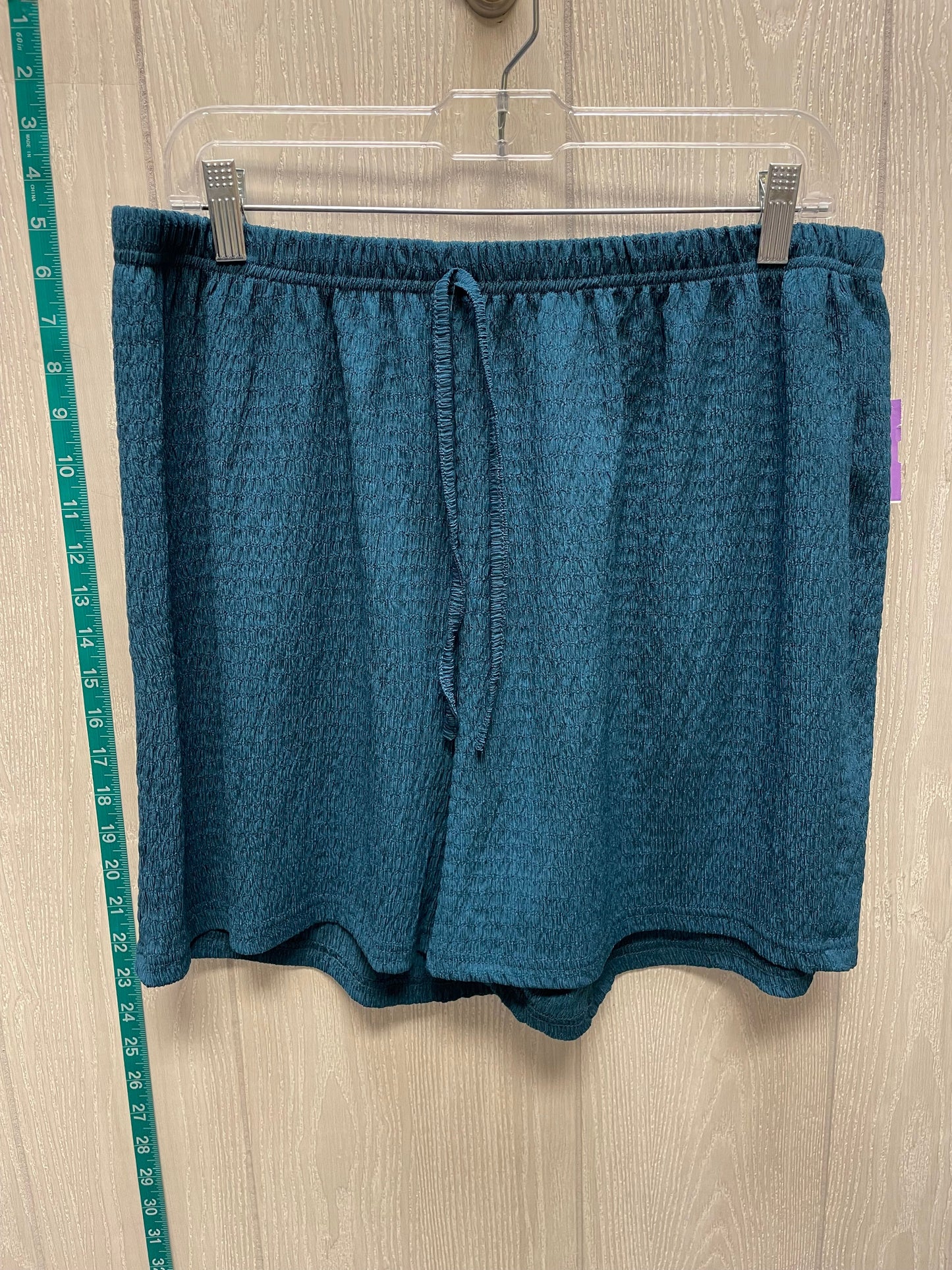 Teal Shorts Cme, Size 20