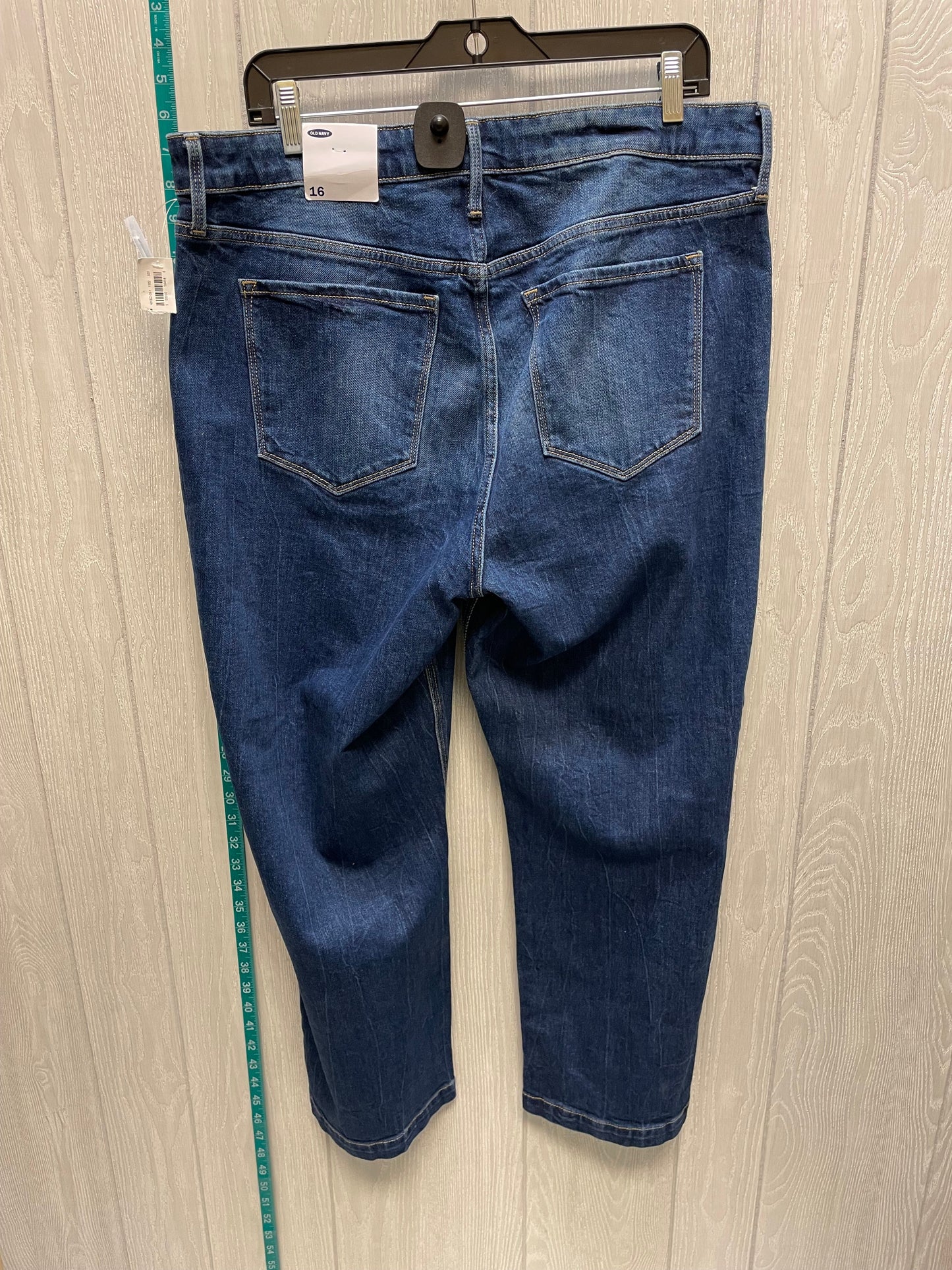 Blue Denim Jeans Boyfriend Old Navy, Size 16