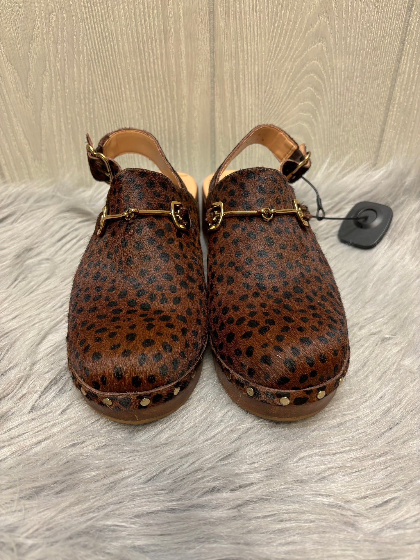 Animal Print Shoes Heels Wedge Sam Edelman, Size 8