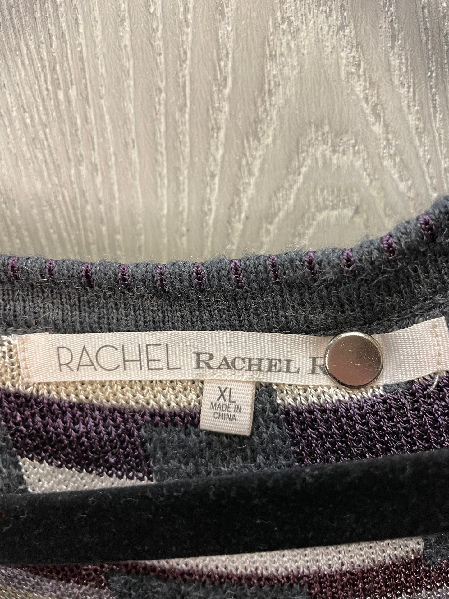 Dress Sweater By Rachel Roy In Striped Pattern, Size: Xl