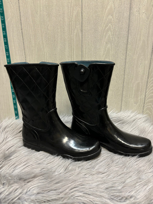 Black Boots Rain Sperry, Size 10