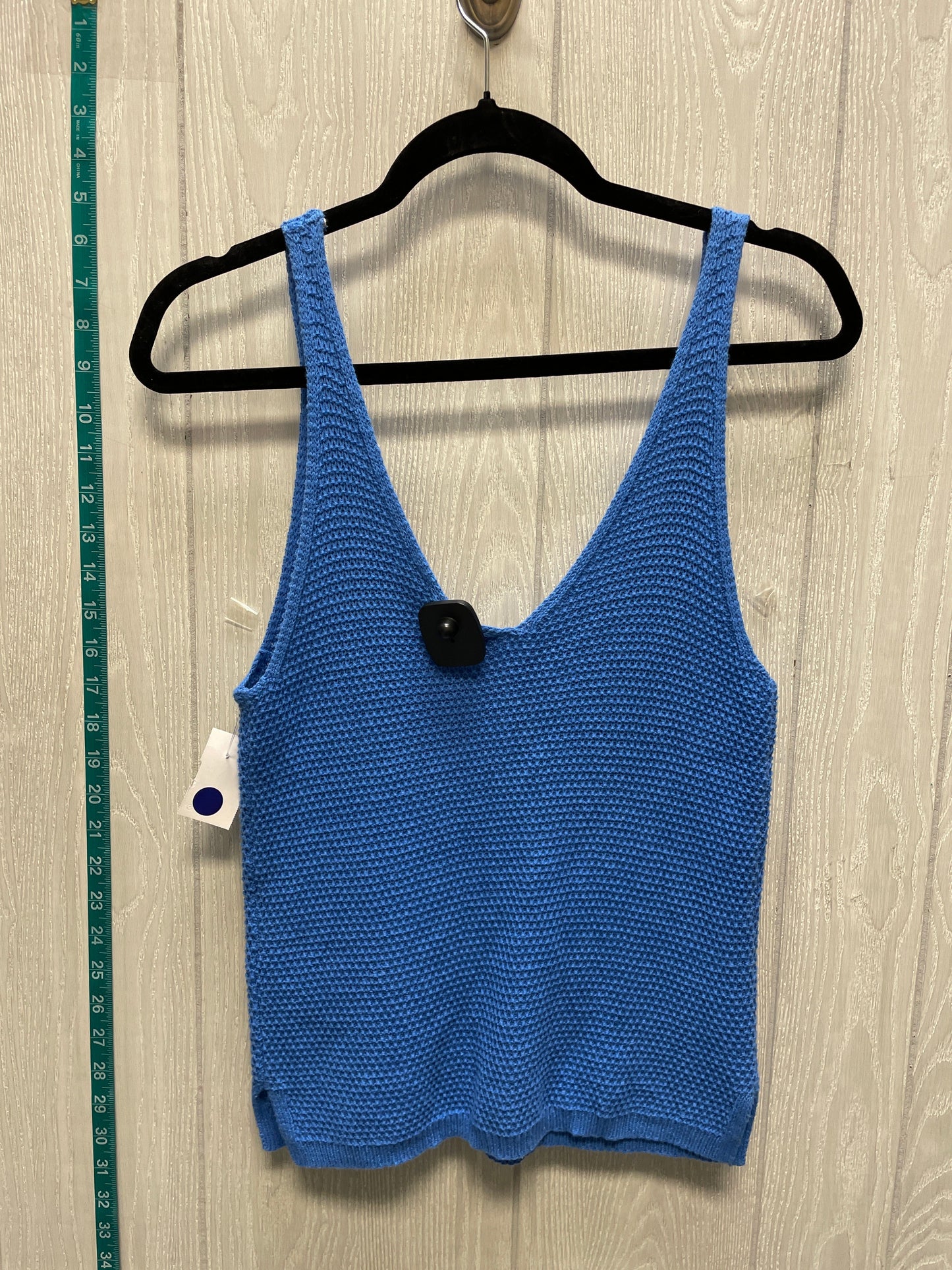 Blue Top Sleeveless Peach, Size Xs