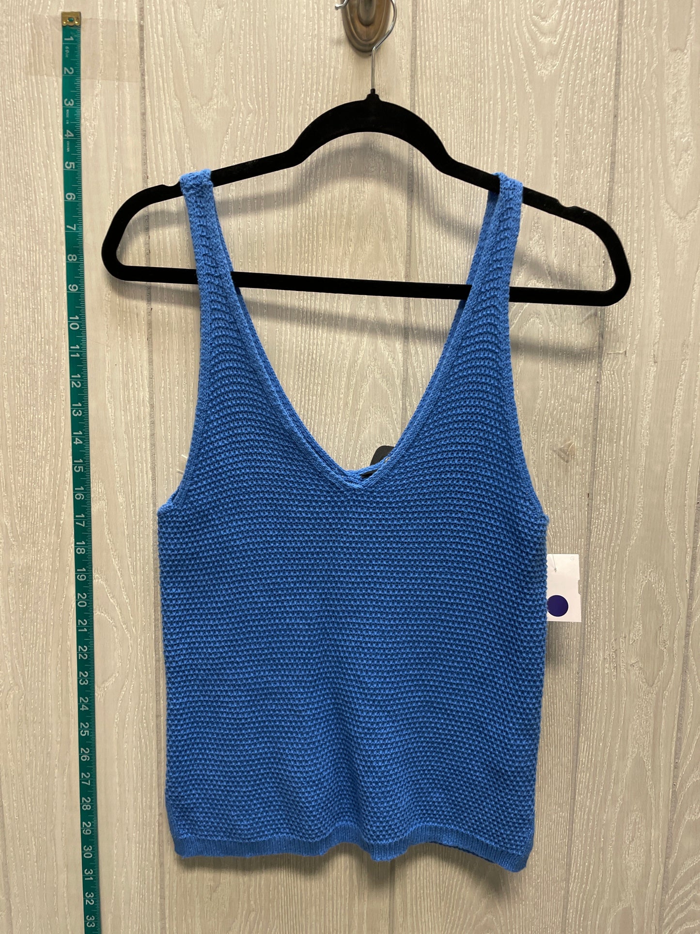 Blue Top Sleeveless Peach, Size Xs