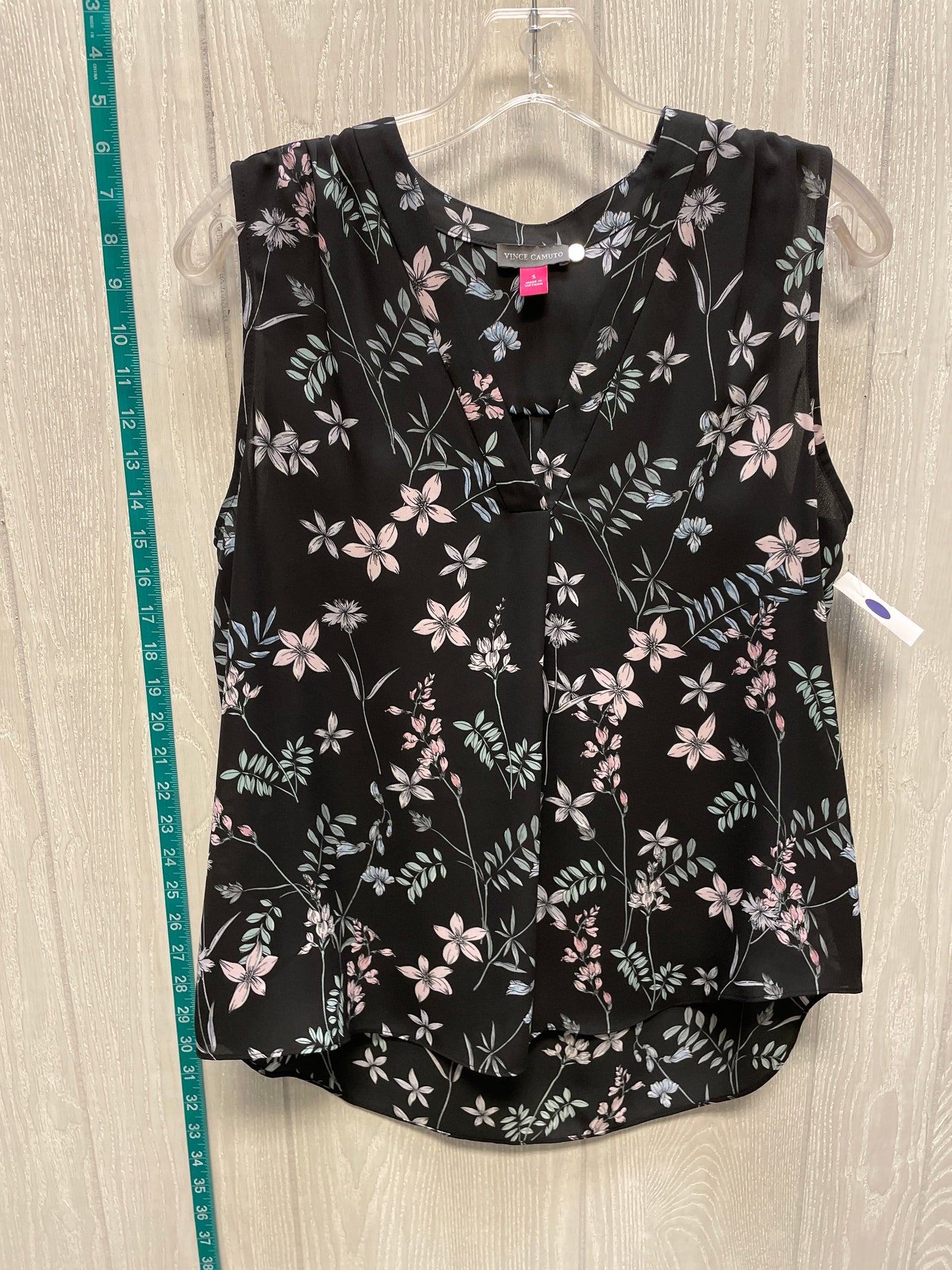 Floral Print Blouse Sleeveless Vince Camuto, Size S