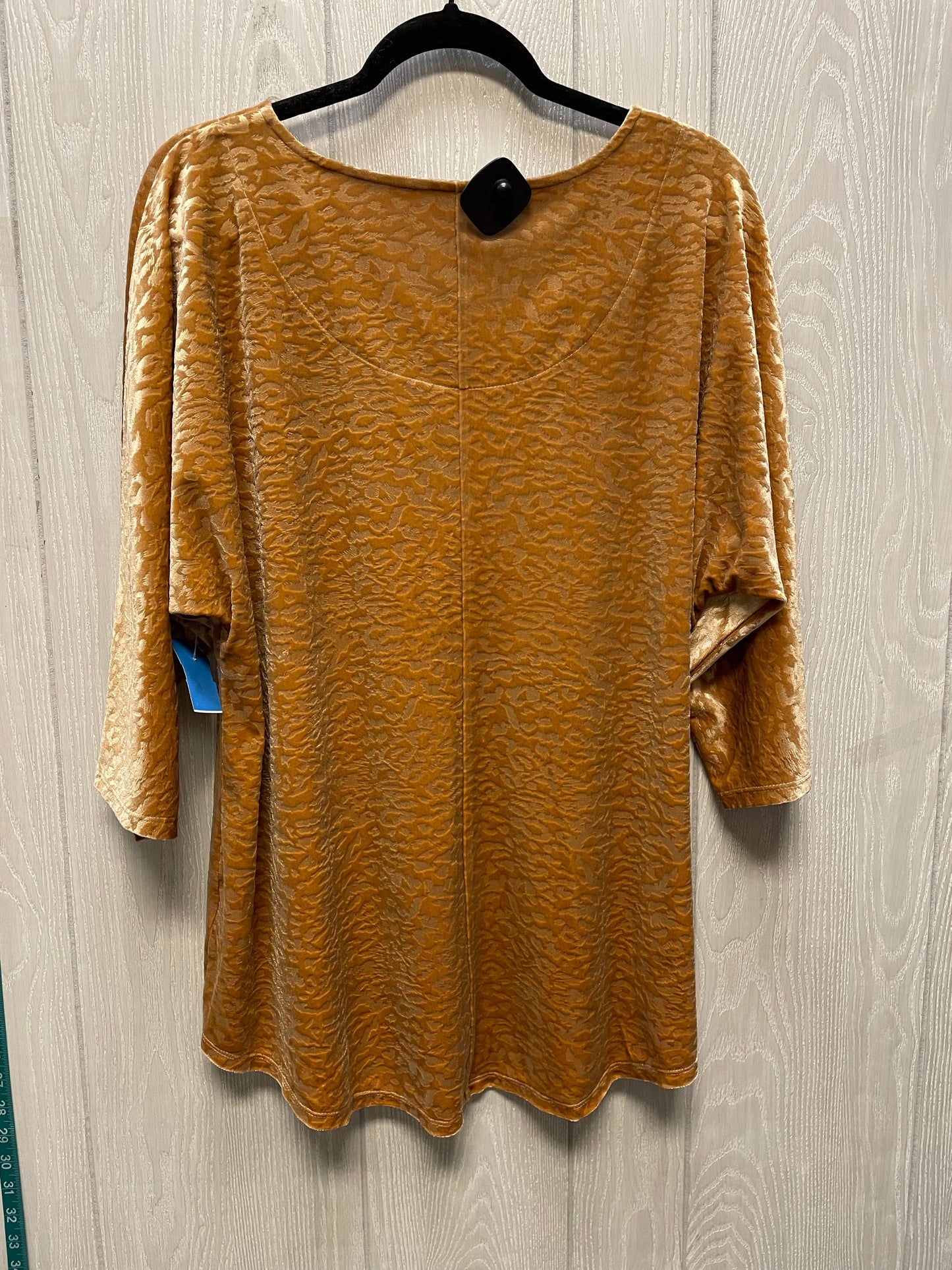 Top Long Sleeve By Umgee In Gold, Size: Xl