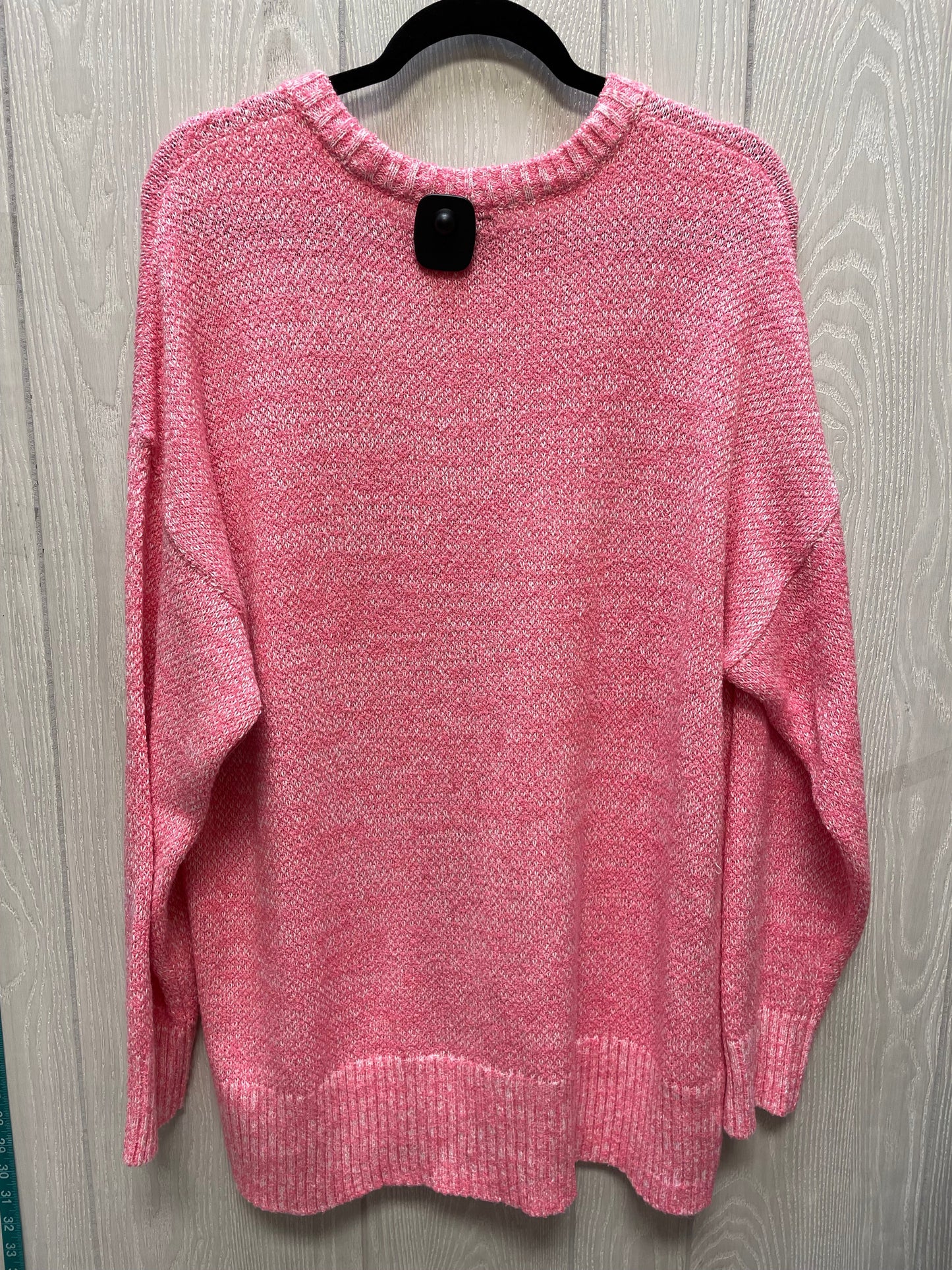 Sweater By Torrid In Pink, Size: 1x