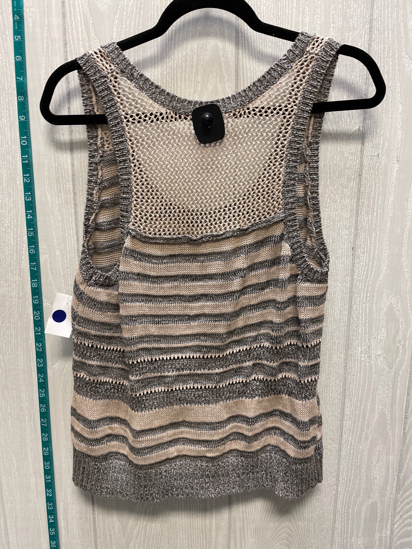 Grey & Tan Top Sleeveless Bcbgeneration, Size S