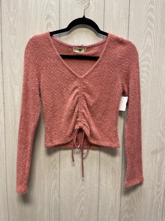 Top Long Sleeve By Altard State In Pink, Size: M