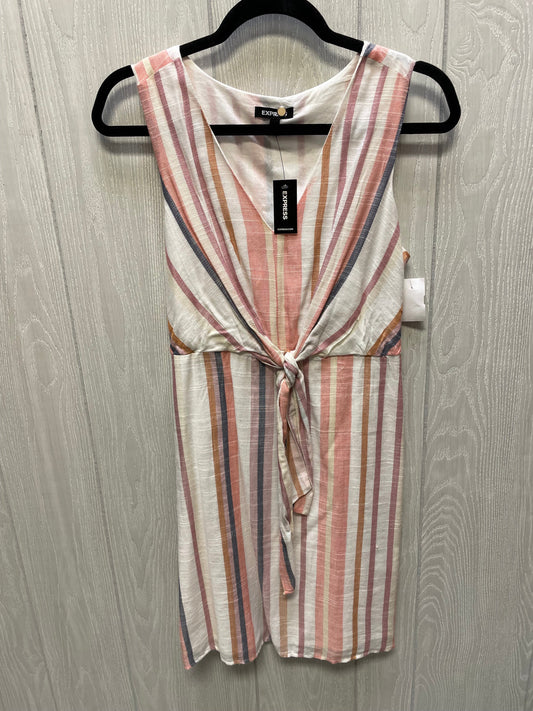 Dress Casual Short By Express In Striped Pattern, Size: S