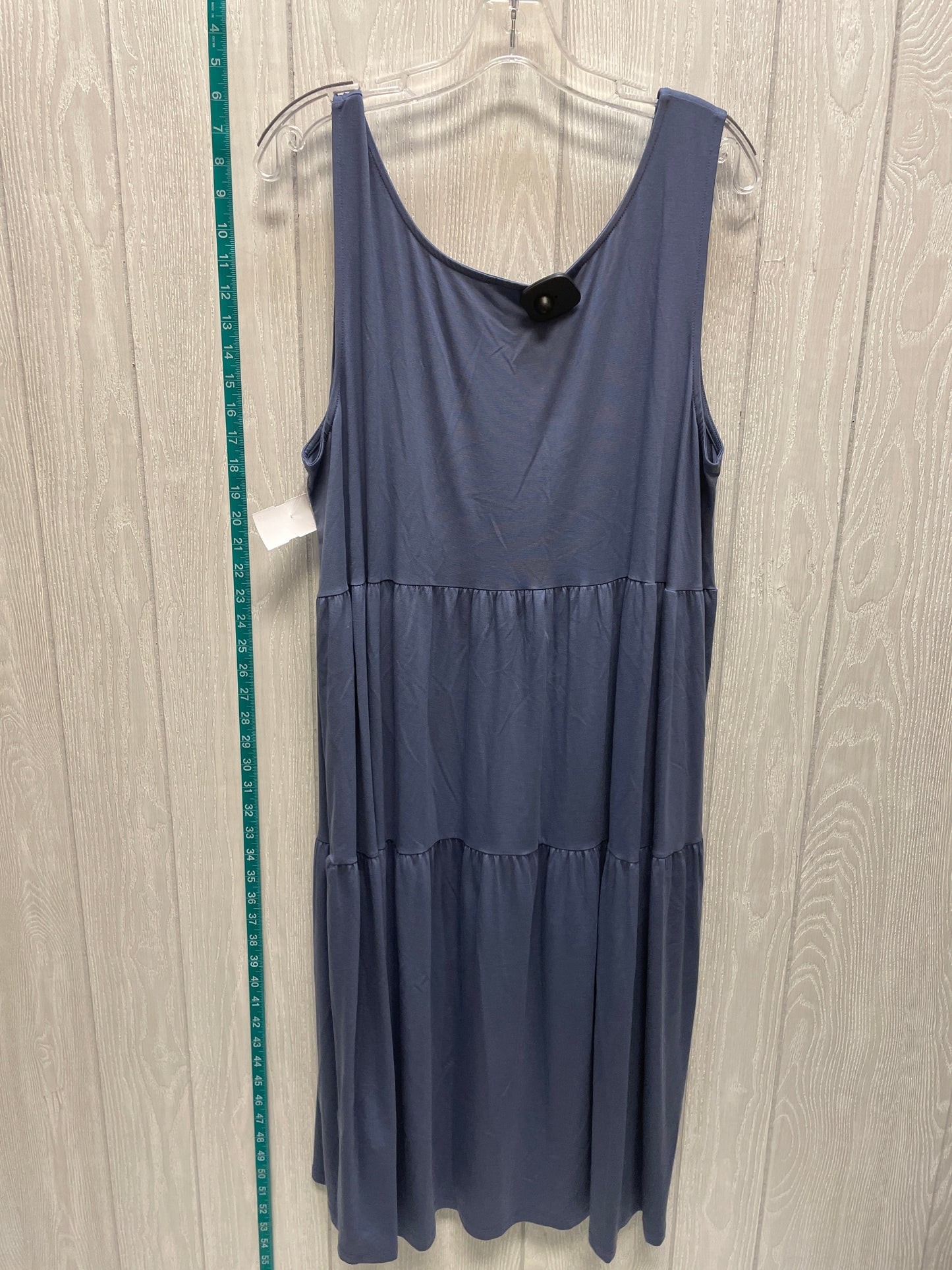 Grey Dress Casual Midi Eileen Fisher, Size Xl