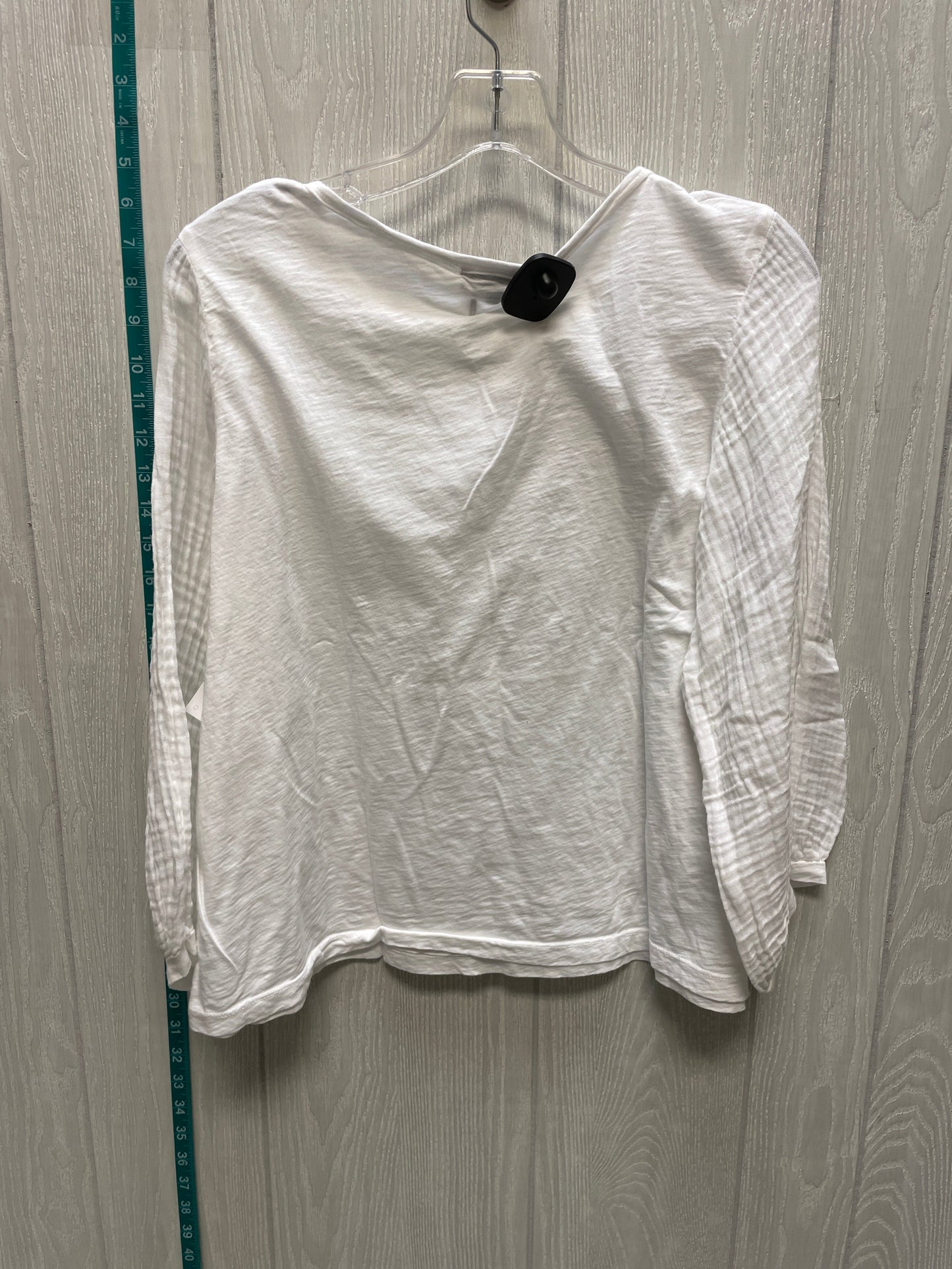 White Top 3/4 Sleeve Basic Michael Stars, Size Xl