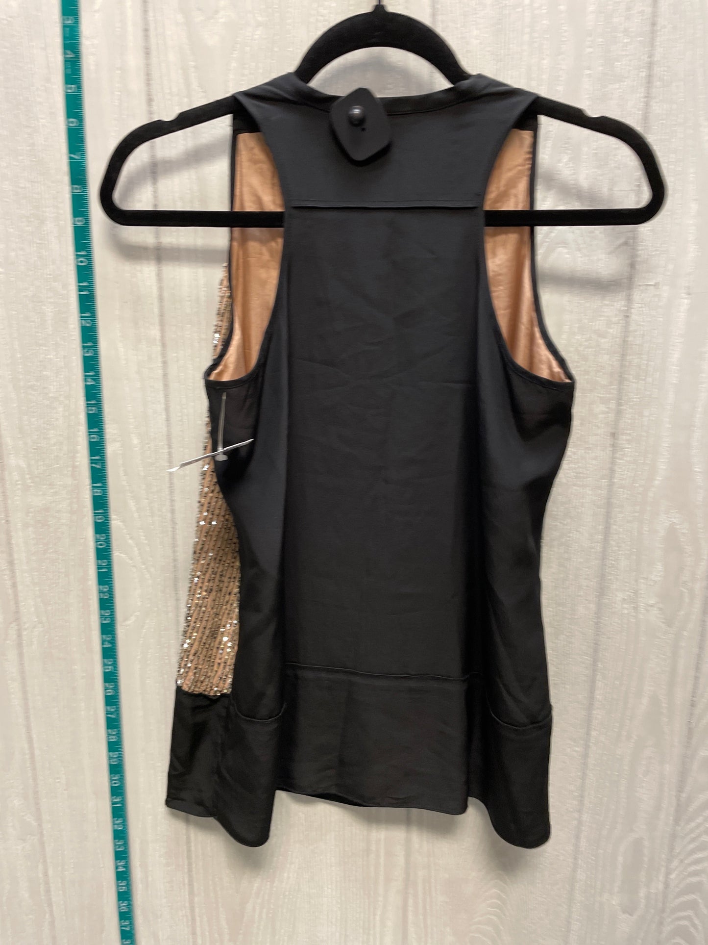 Black & Brown Top Sleeveless Eileen Fisher, Size S