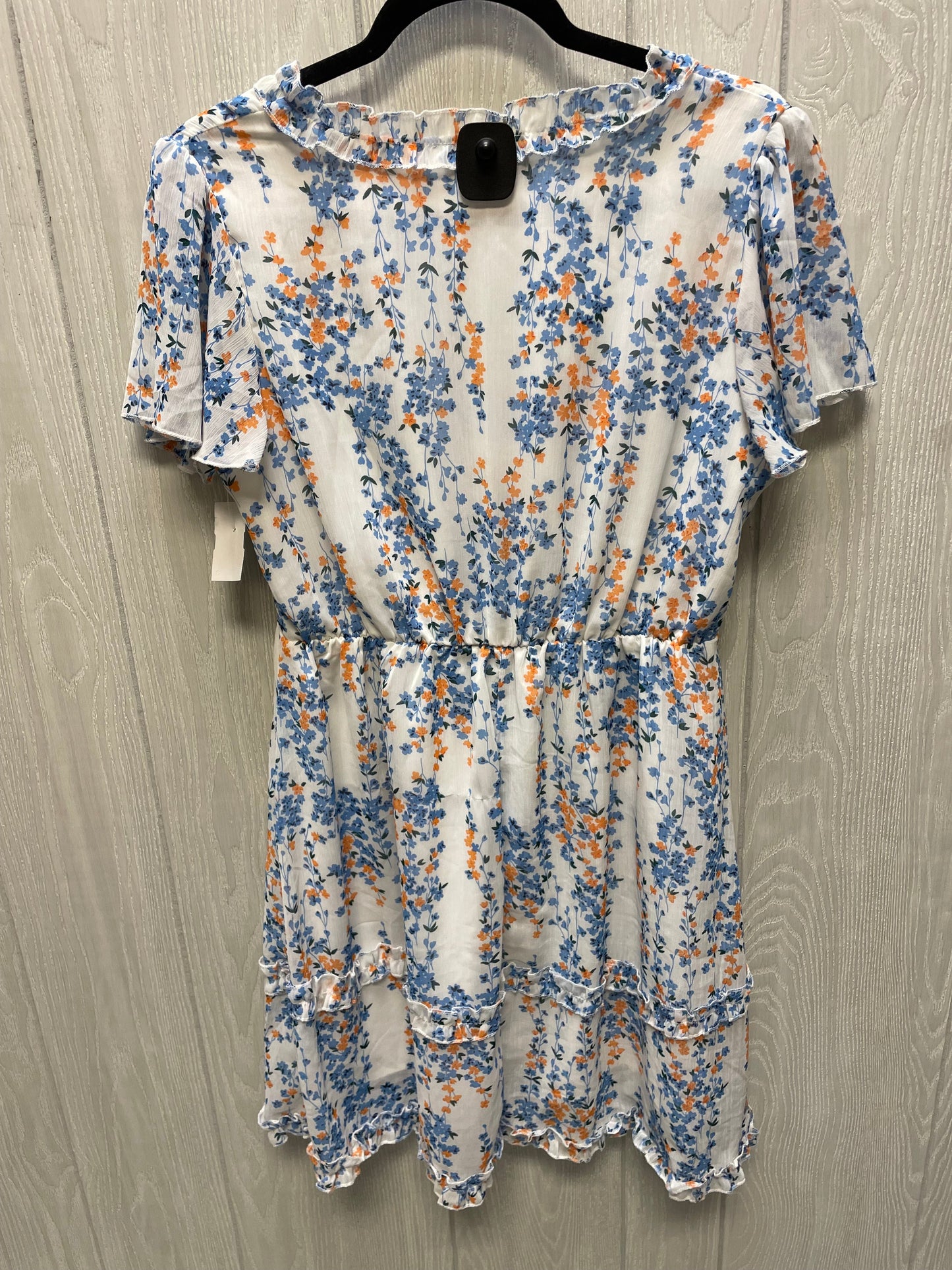 Dress Casual Short By Shein In Floral Print, Size: M