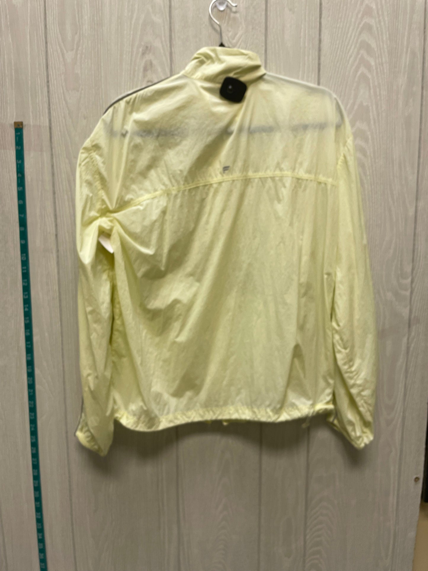 Athletic Jacket By Fabletics In Yellow, Size: M