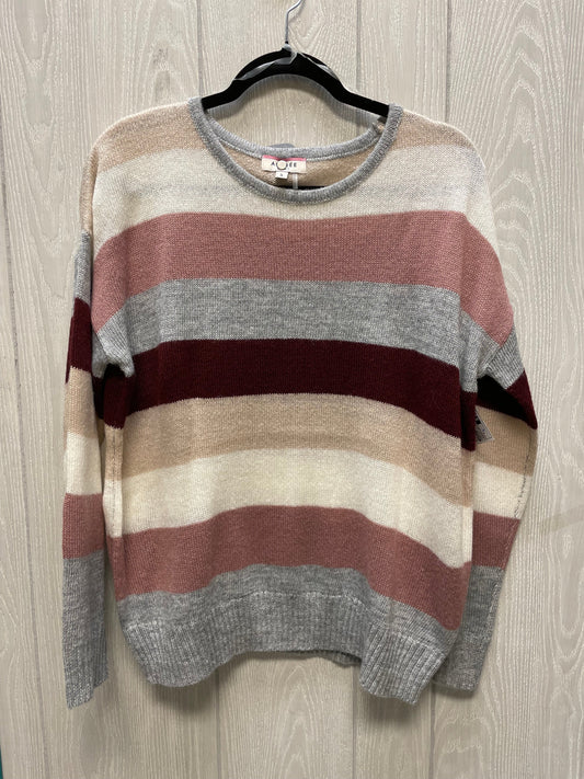 Sweater By Andree By Unit In Striped Pattern, Size: S