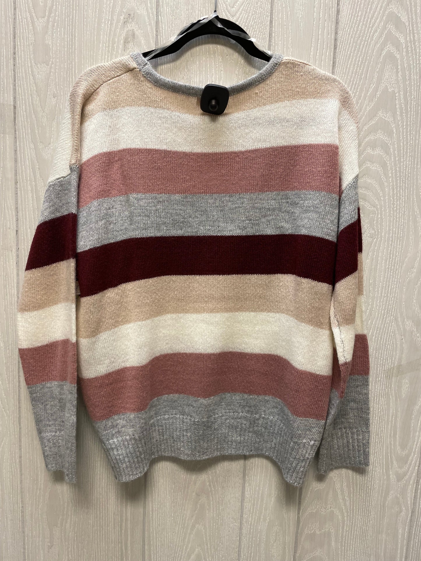 Sweater By Andree By Unit In Striped Pattern, Size: S