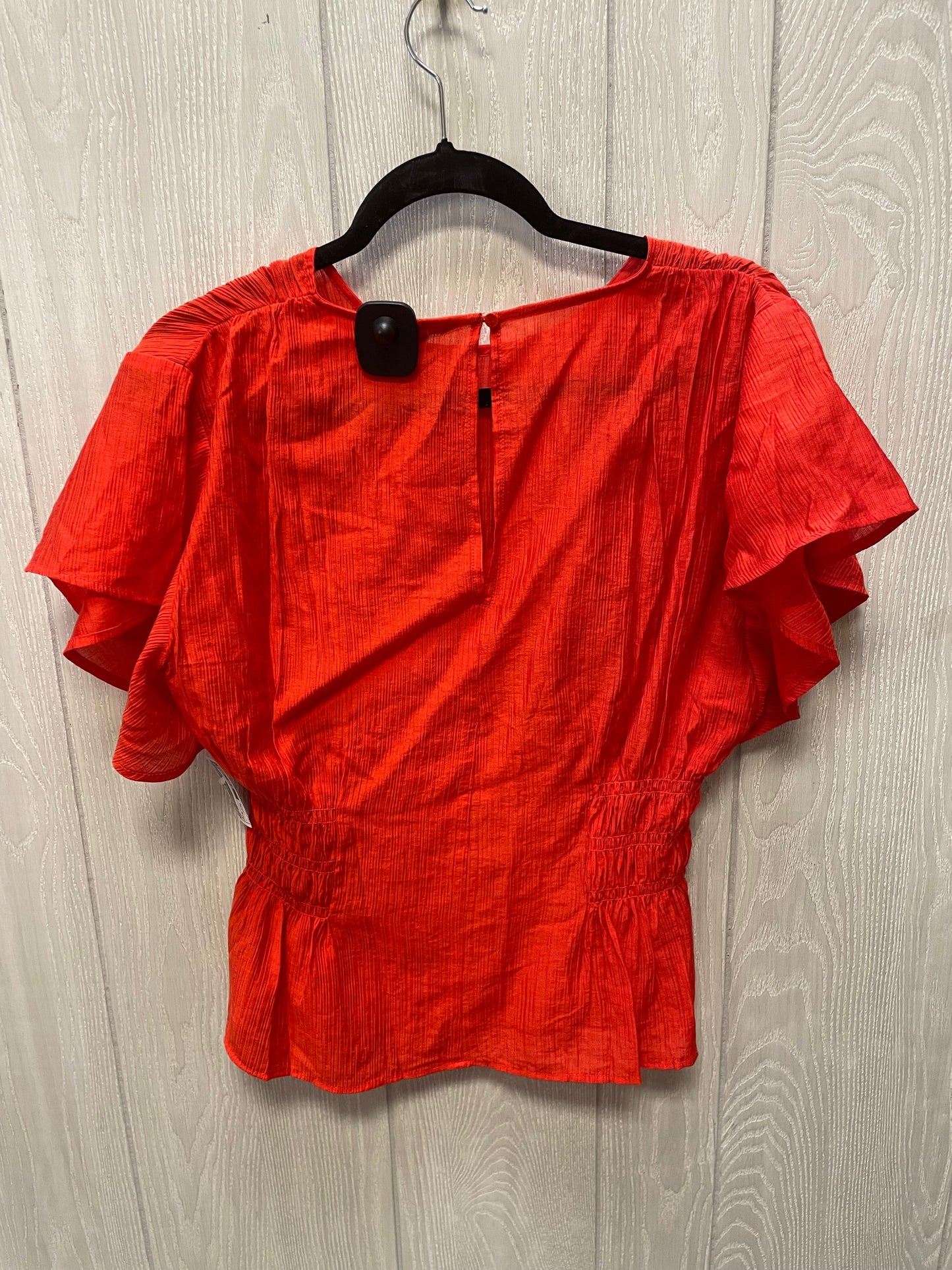 Top Short Sleeve By H&m In Red, Size: M