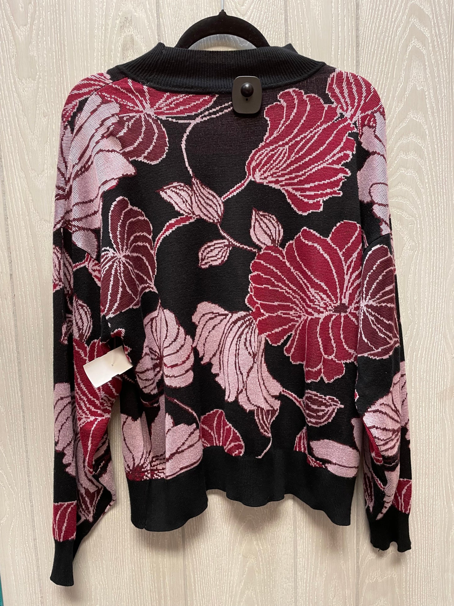 Sweater By Eloquii In Floral Print, Size: Xl