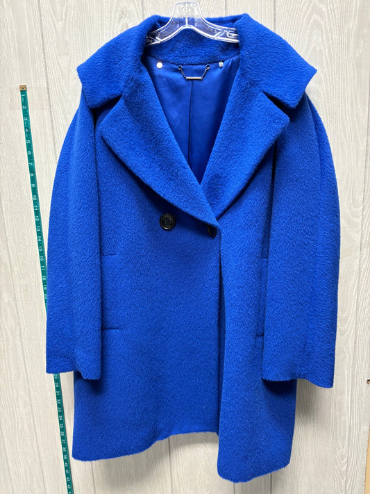 Coat Wool By Elie Tahari In Blue, Size: Xl