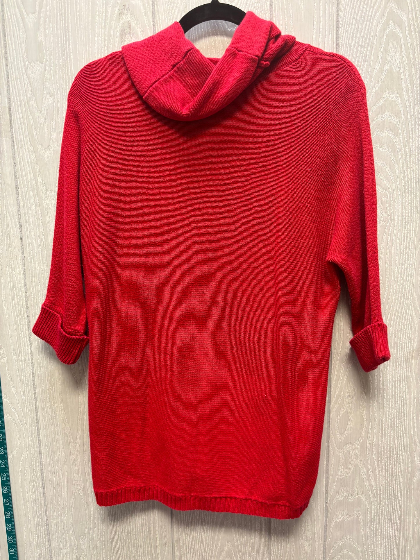 Sweater By Chicos In Red, Size: Xs