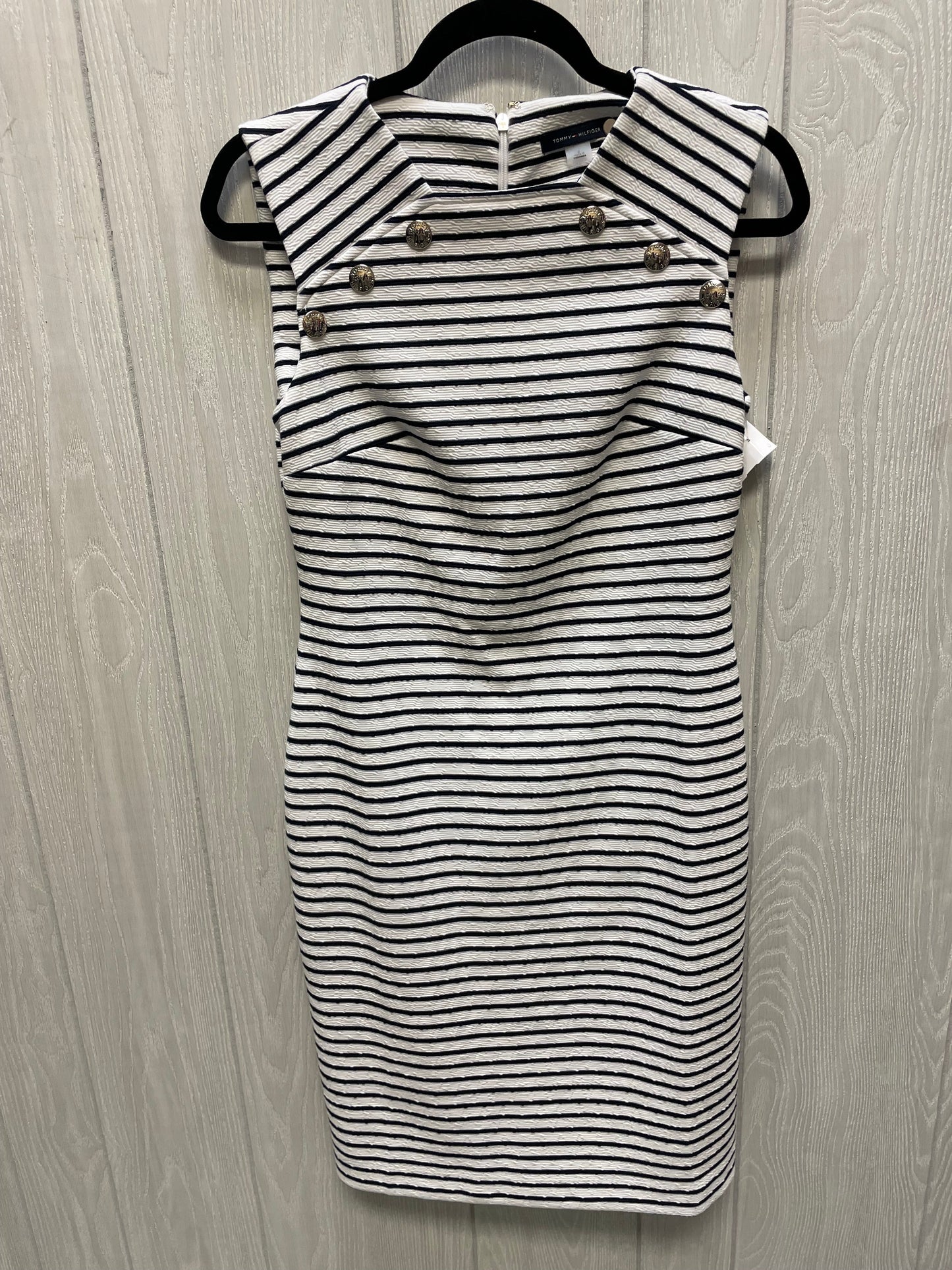 Dress Work By Tommy Hilfiger In Striped Pattern, Size: S