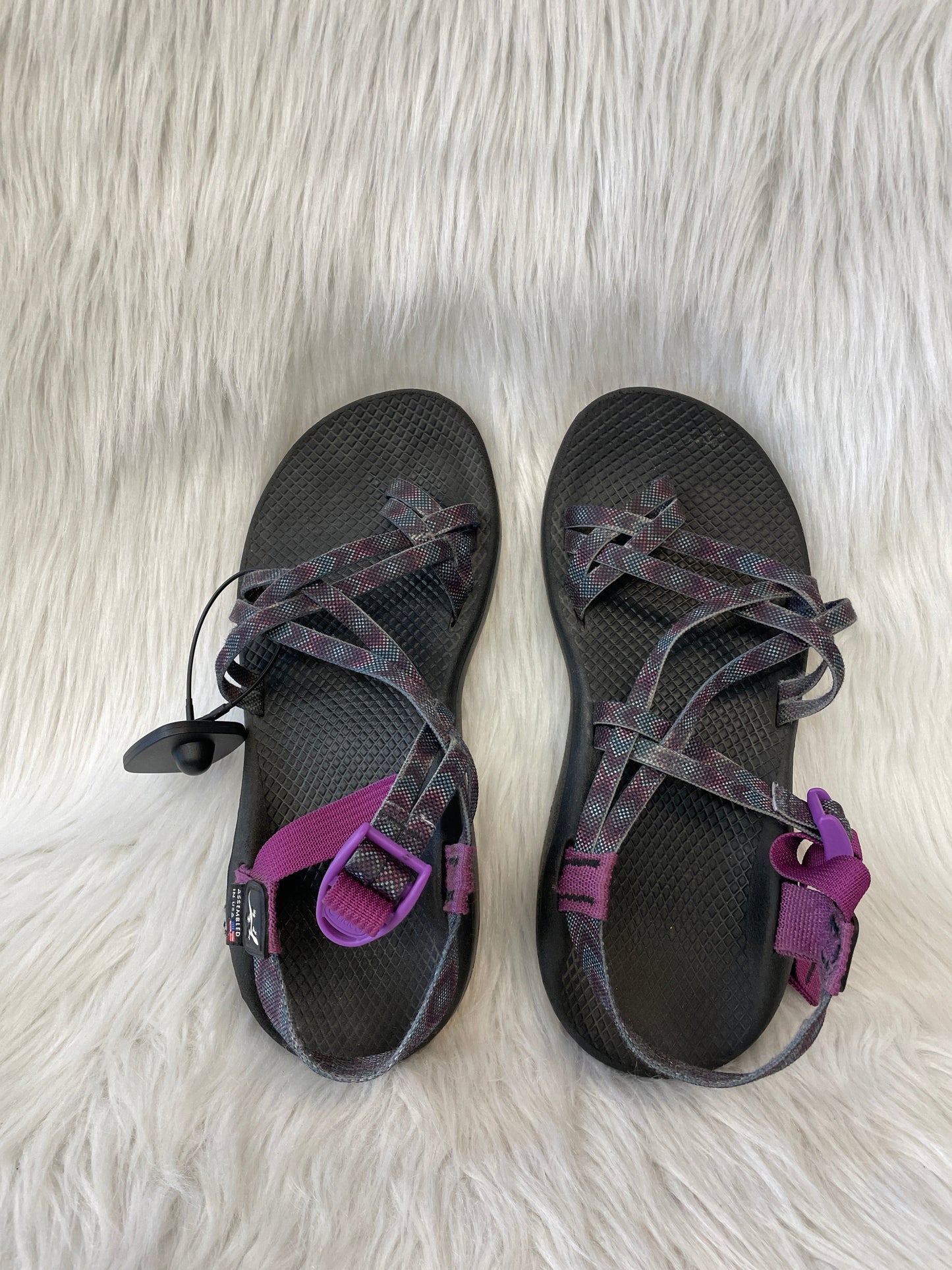 Sandals Sport By Chacos In Black & Purple, Size: 10