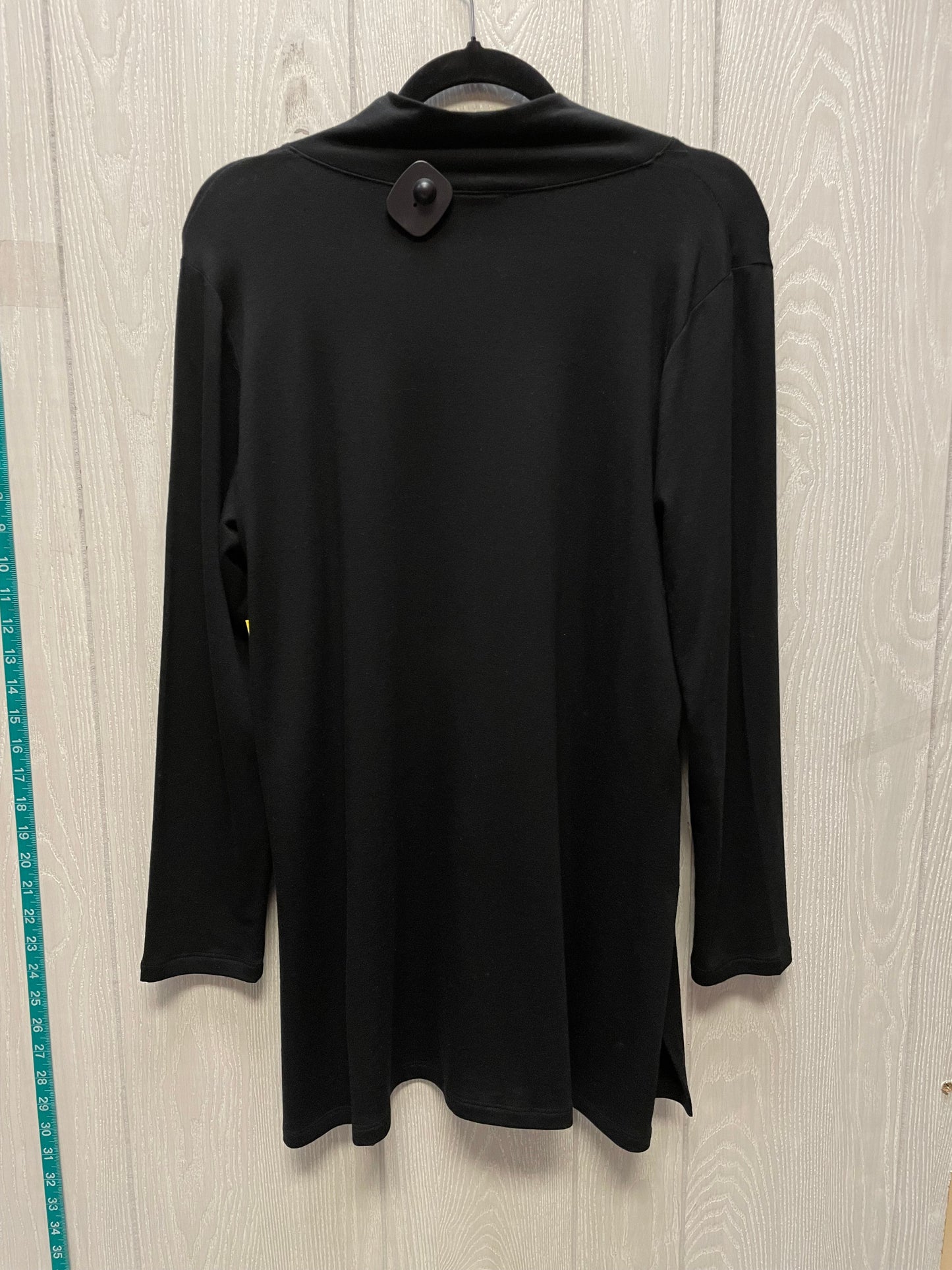 Top Long Sleeve By Eileen Fisher In Black, Size: L