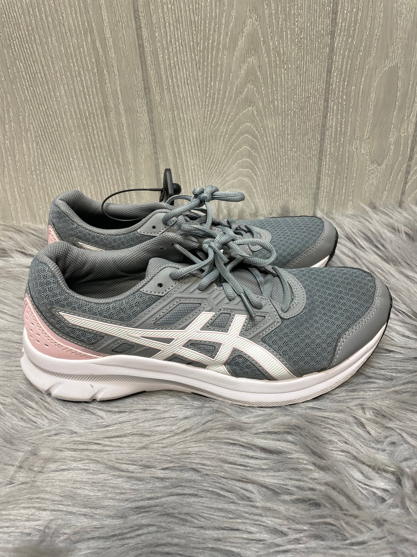 Shoes Athletic By Asics In Grey & White, Size: 9.5