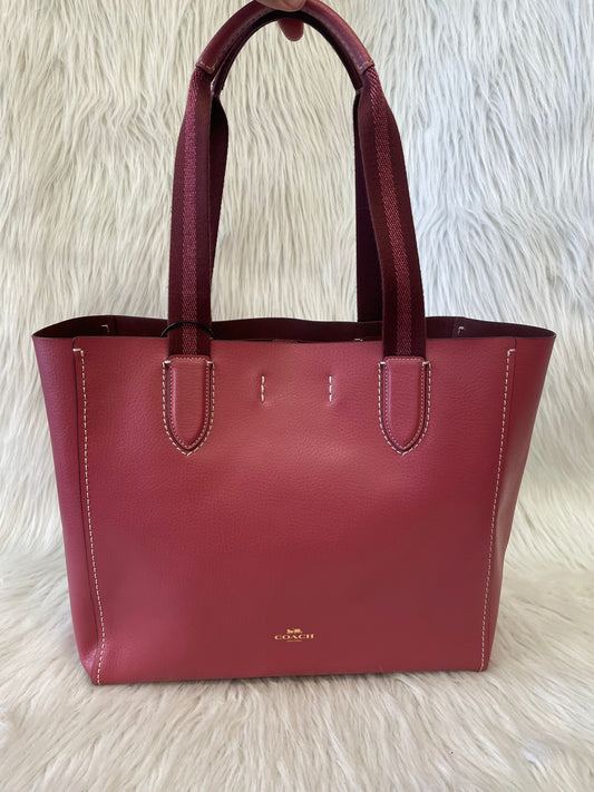 Tote Designer By Coach, Size: Medium