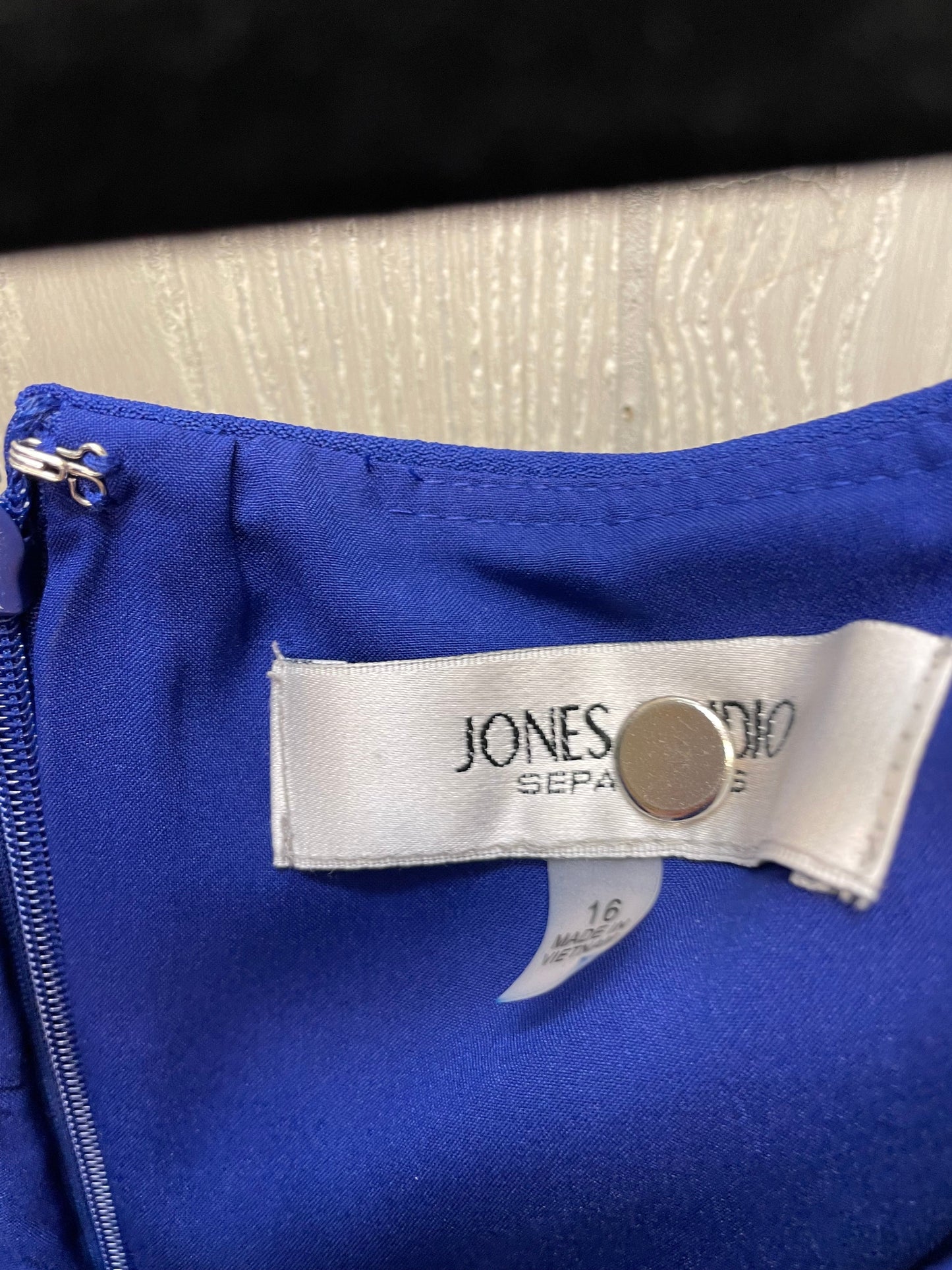 Dress Work By Jones Studio In Blue, Size: Xl