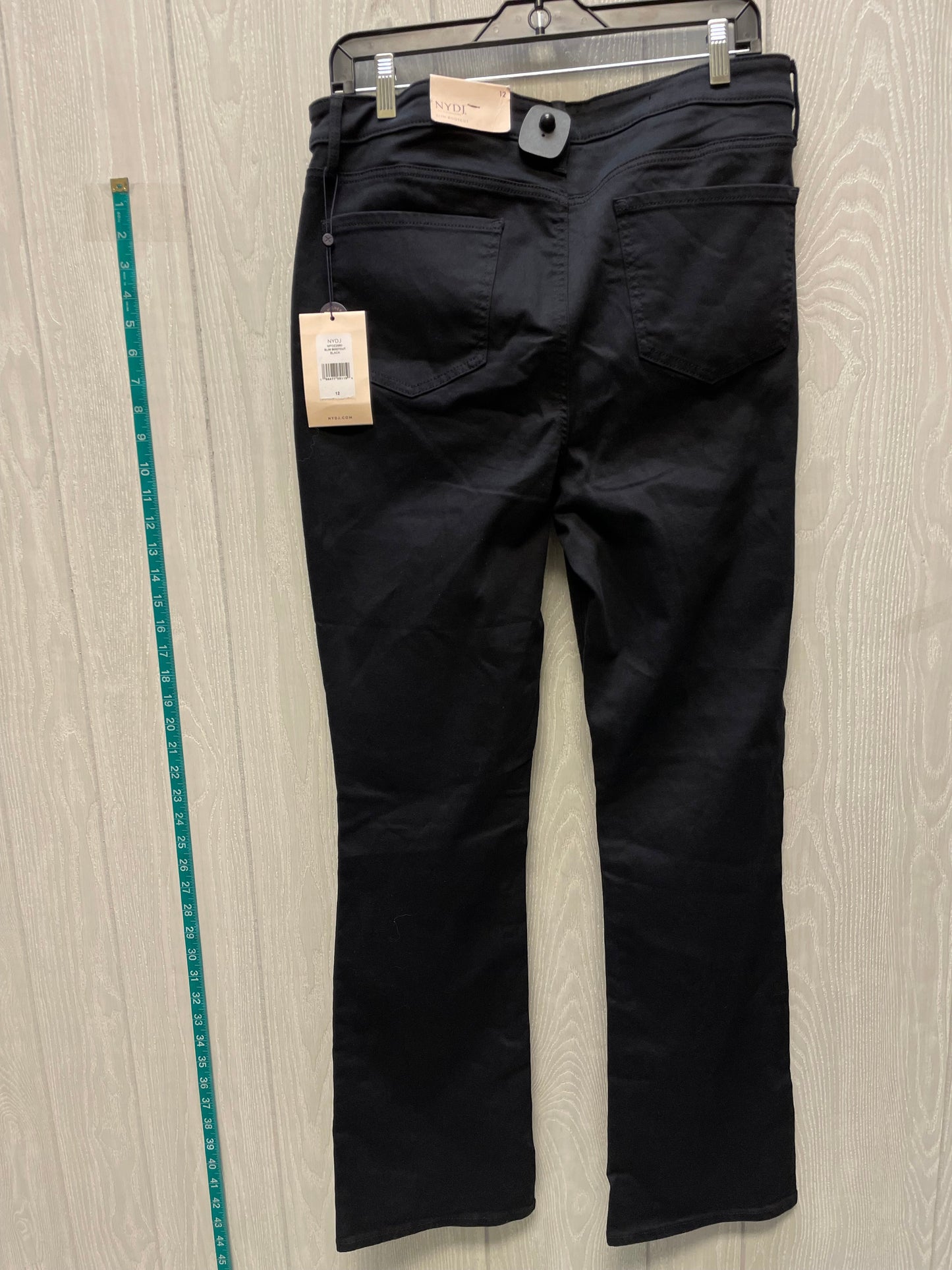 Jeans Boot Cut By Not Your Daughters Jeans In Black Denim, Size: 12