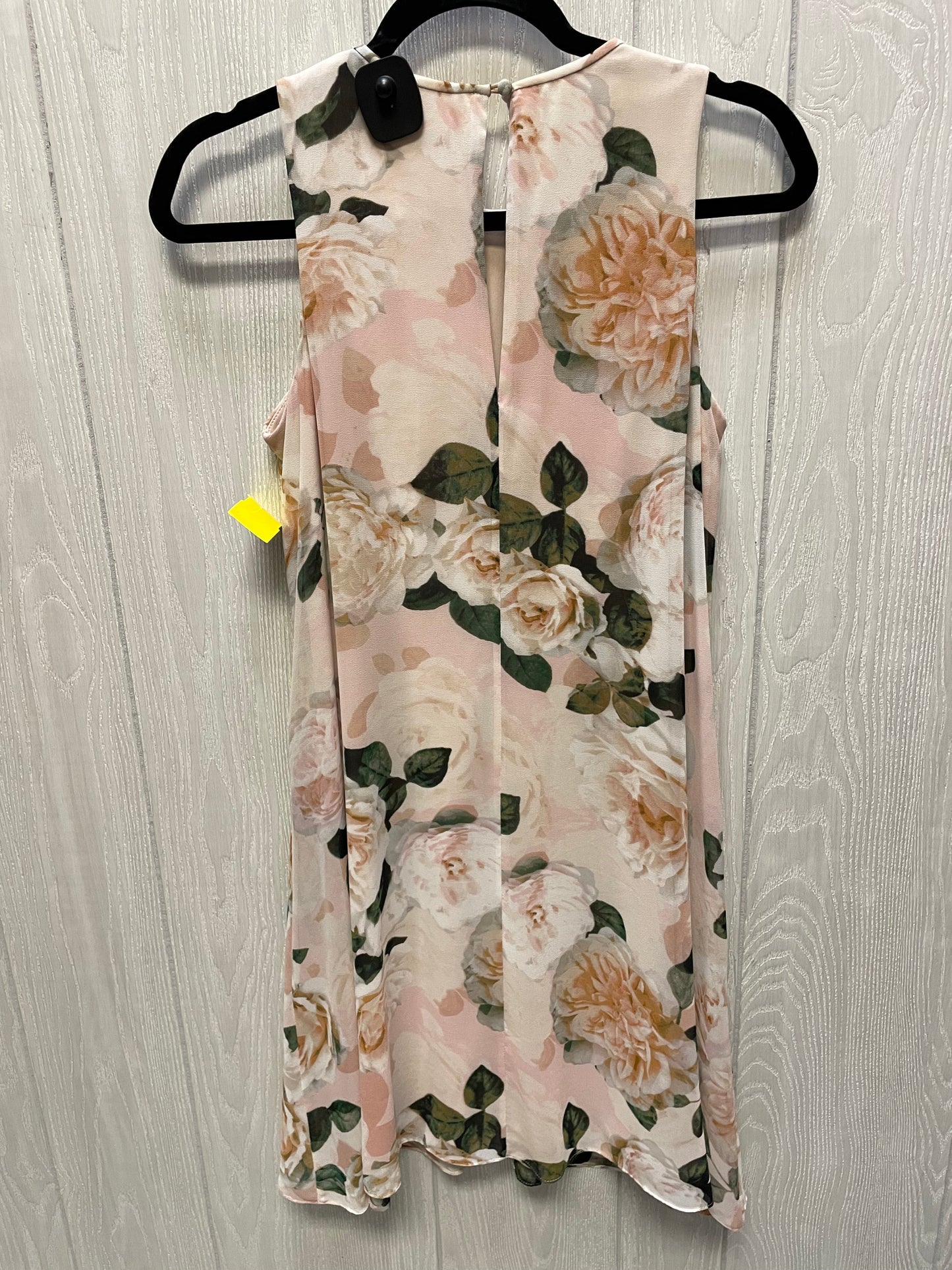 Dress Casual Short By Calvin Klein In Floral Print, Size: S