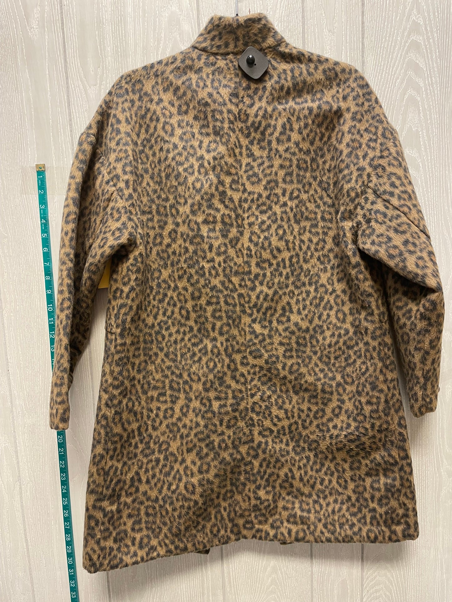 Coat Peacoat By Old Navy In Animal Print, Size: S