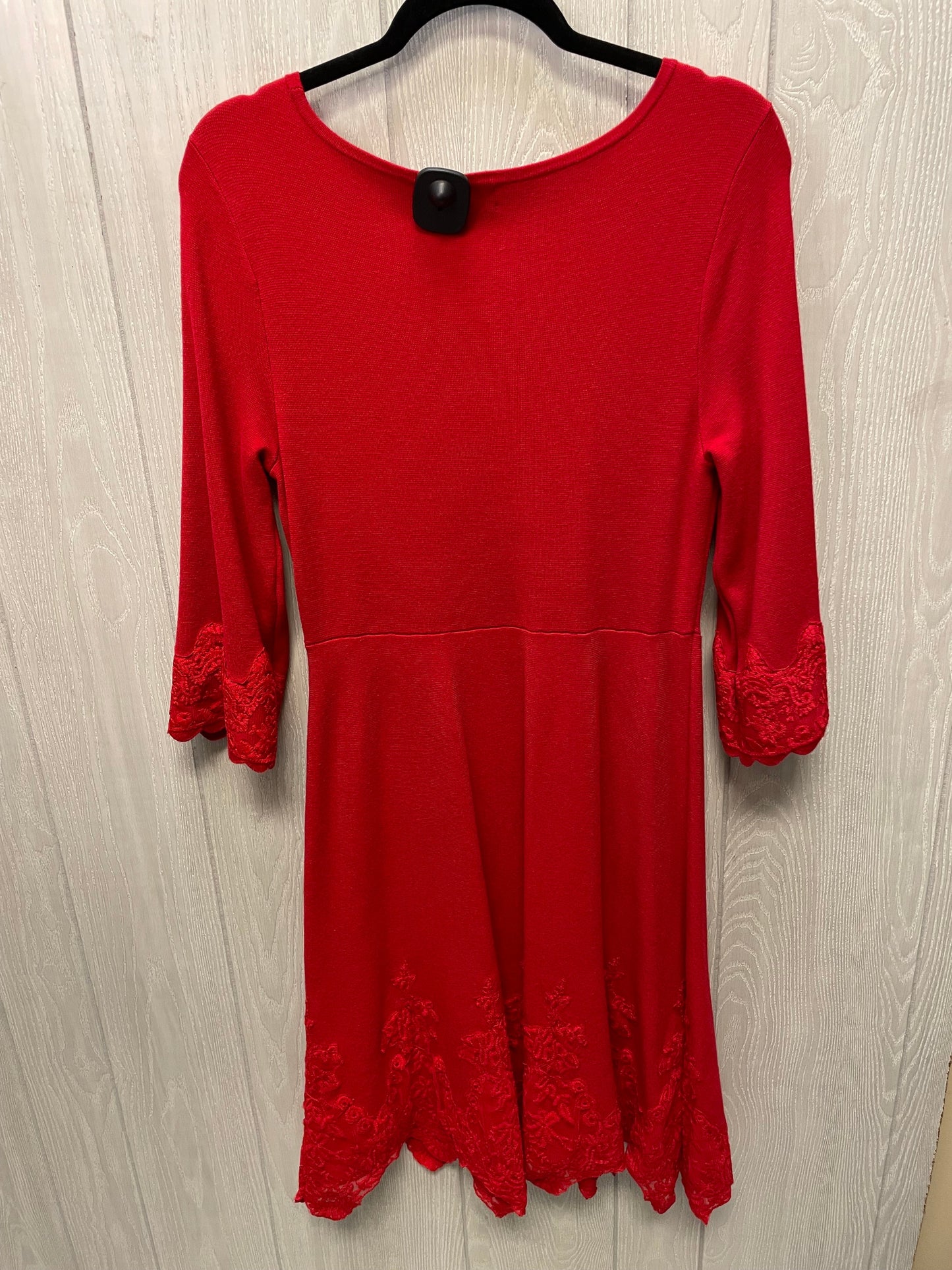 Dress Sweater By Charter Club In Red, Size: S