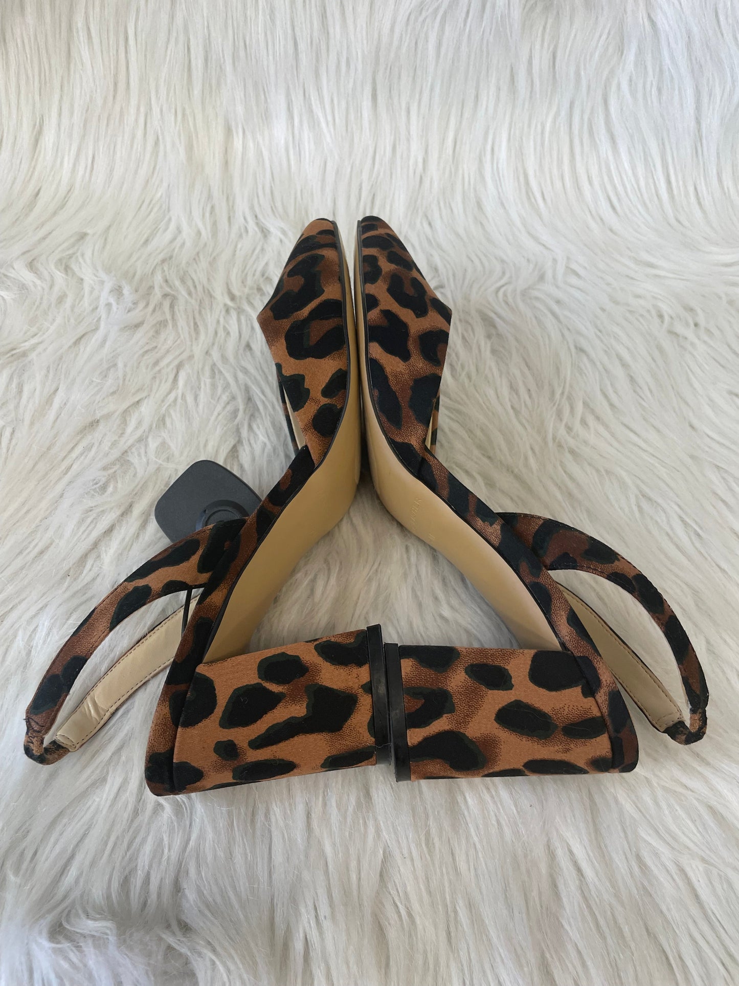 Shoes Heels Block By Marc Fisher In Animal Print, Size: 7