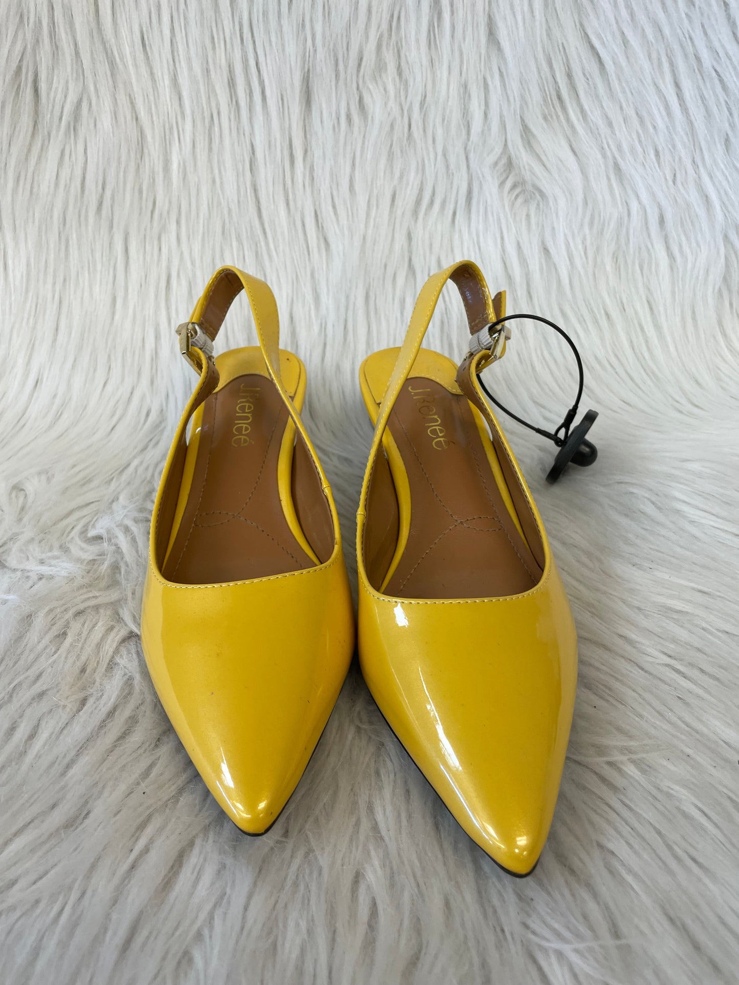 Shoes Heels Kitten By J Renee In Yellow, Size: 7