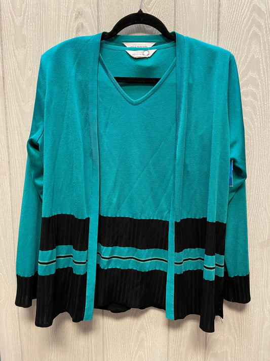 Sweater 2pc By Misook In Teal, Size: S