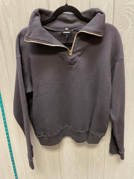 Sweatshirt Collar By MONROE In Brown, Size: L