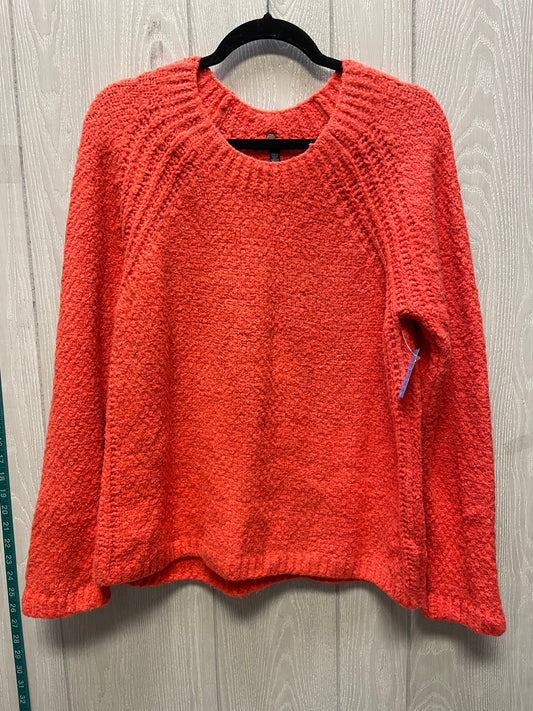 Sweater By Eileen Fisher In Coral, Size: M